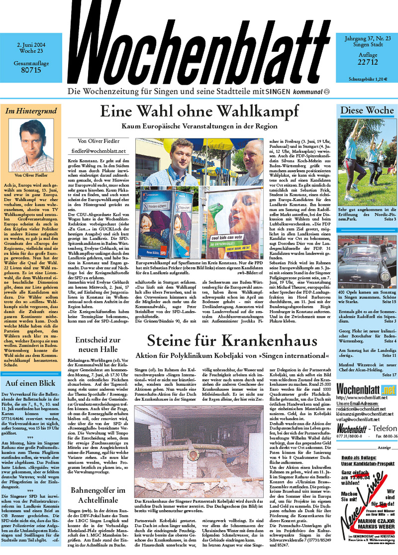 Ausgabe 23 vom 02. Juni 2004