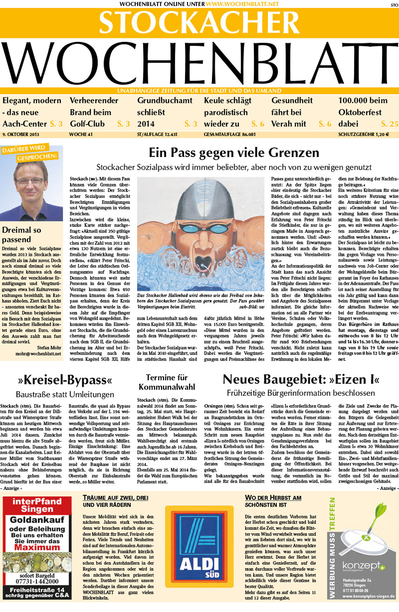 Ausgabe 41 vom 09. Oktober 2013