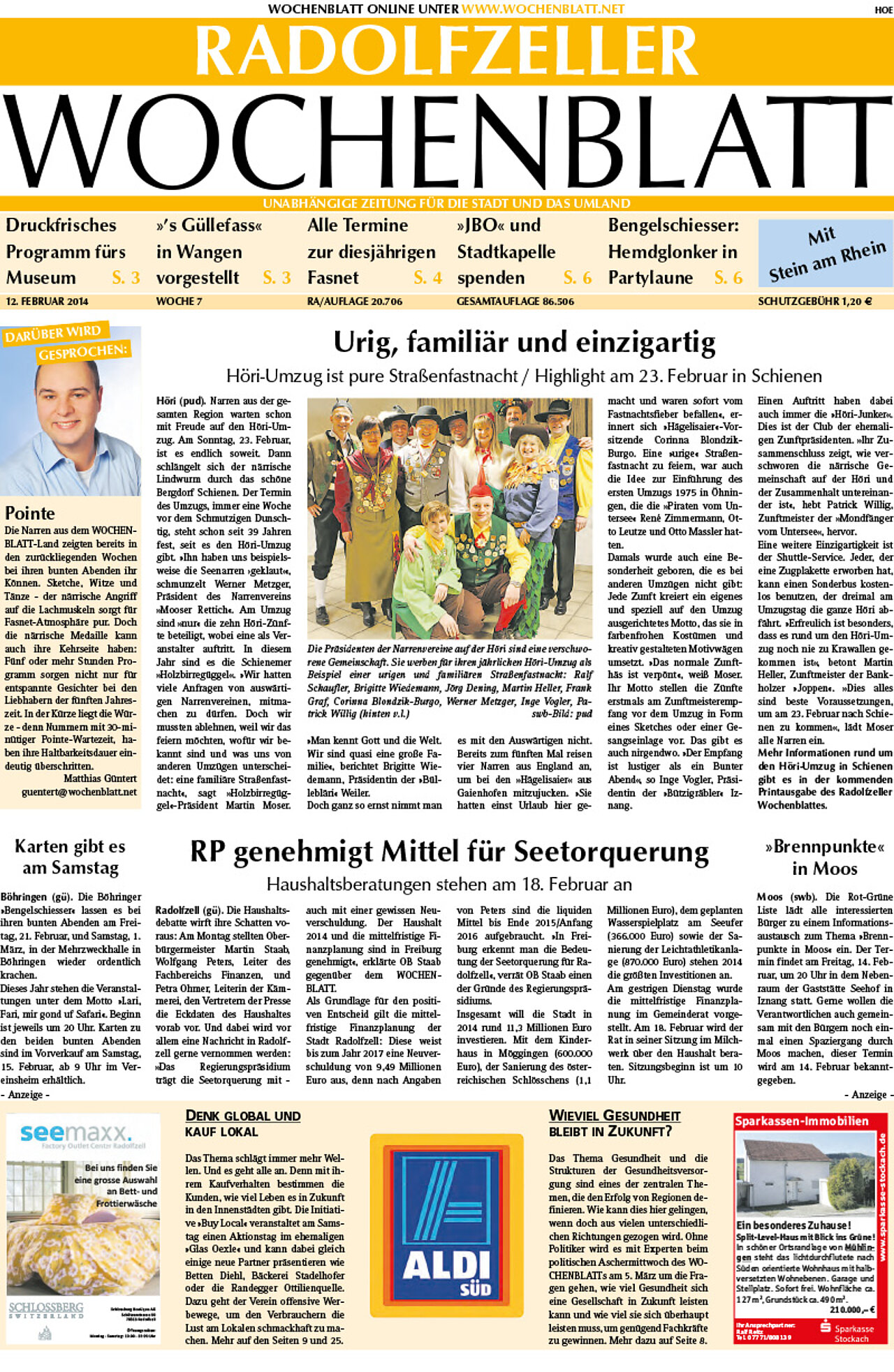 Ausgabe 07 vom 12. Februar 2014