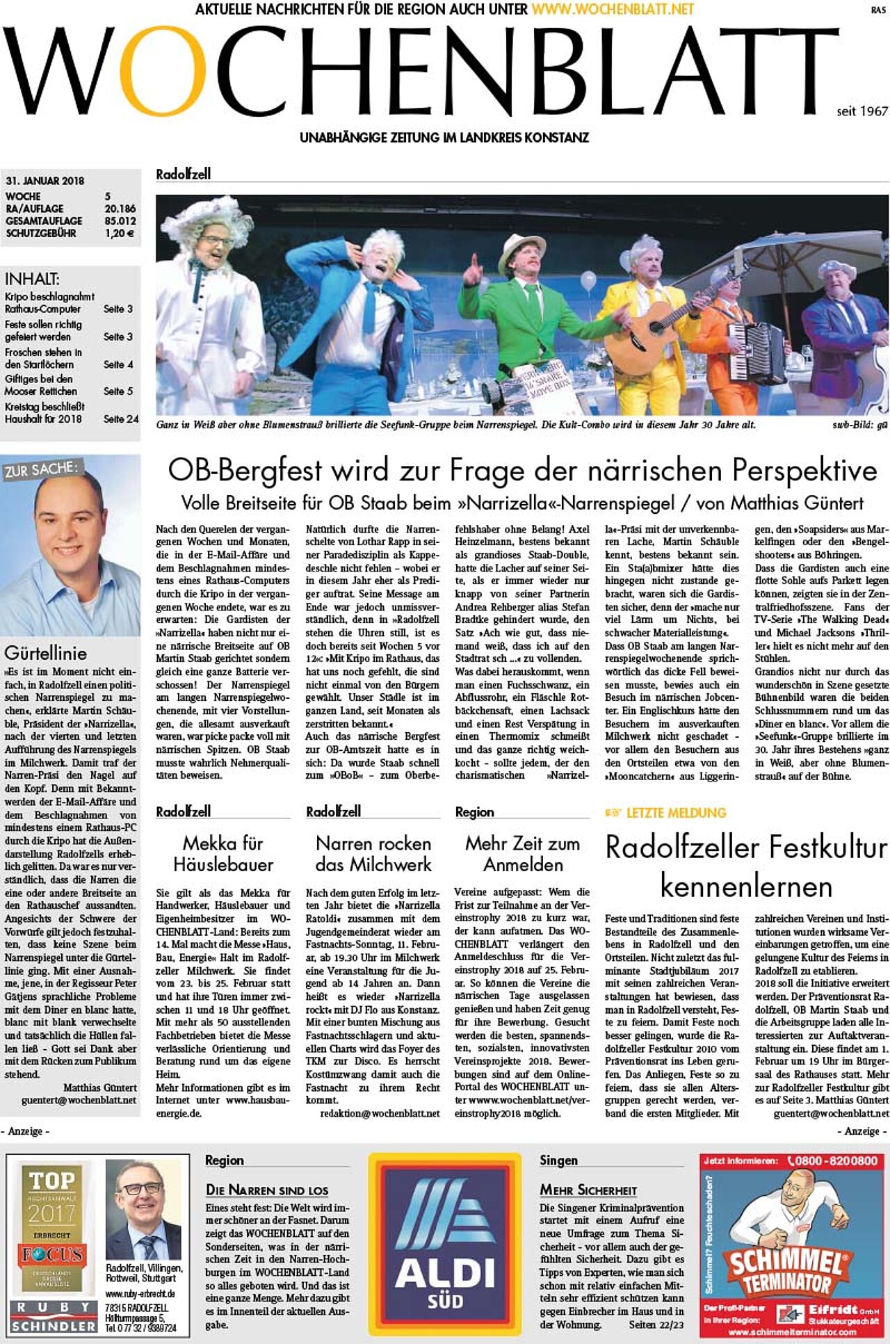 Ausgabe 05 vom 31. Januar 2018