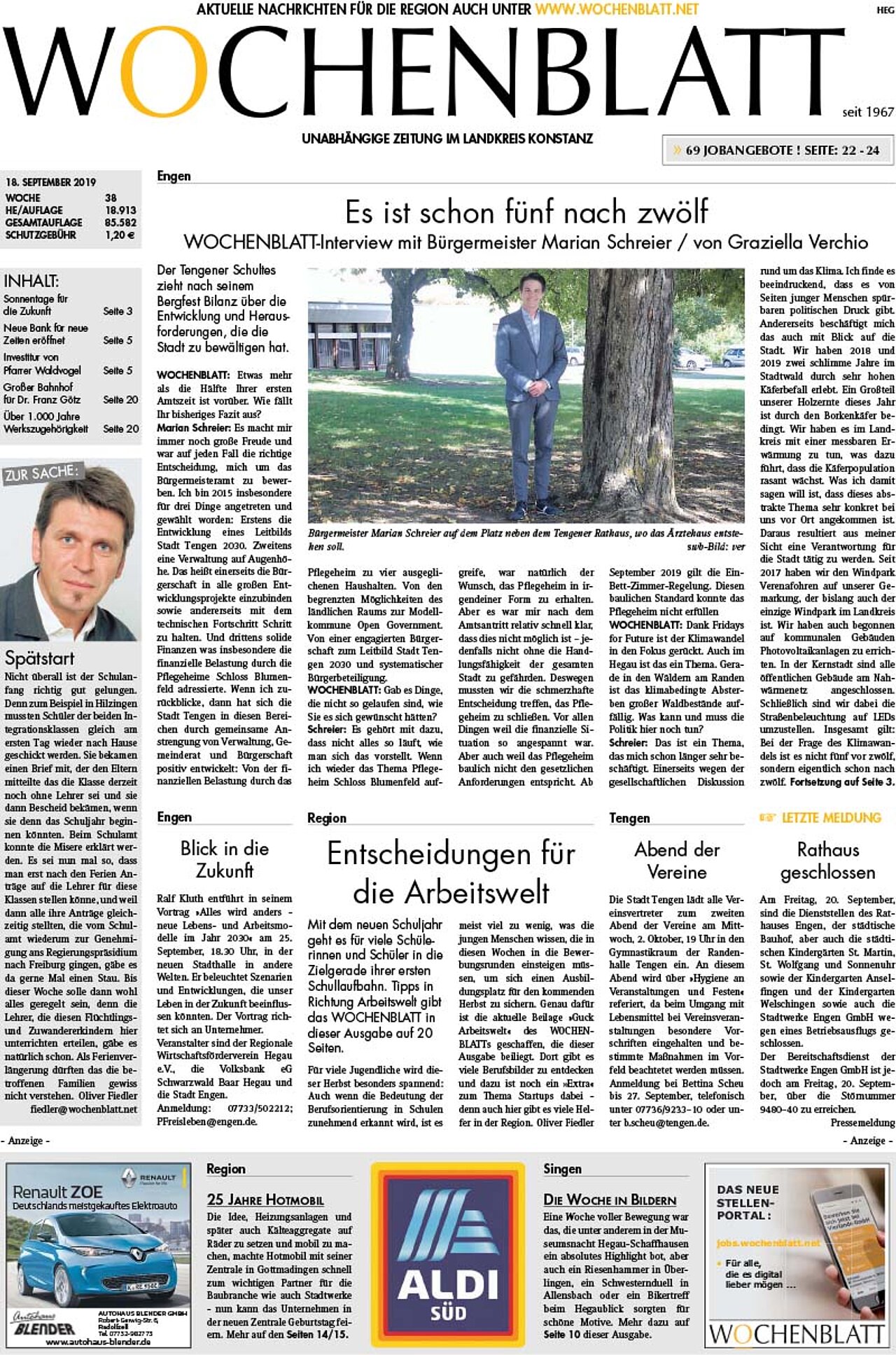 Ausgabe 38 vom 18. September 2019