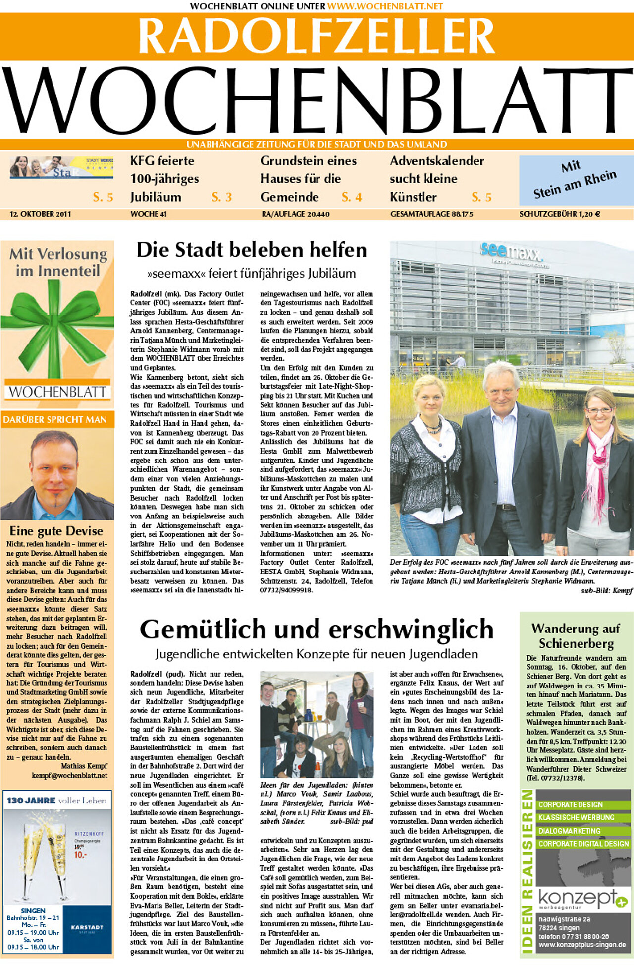 Ausgabe 41 vom 12. Oktober 2011