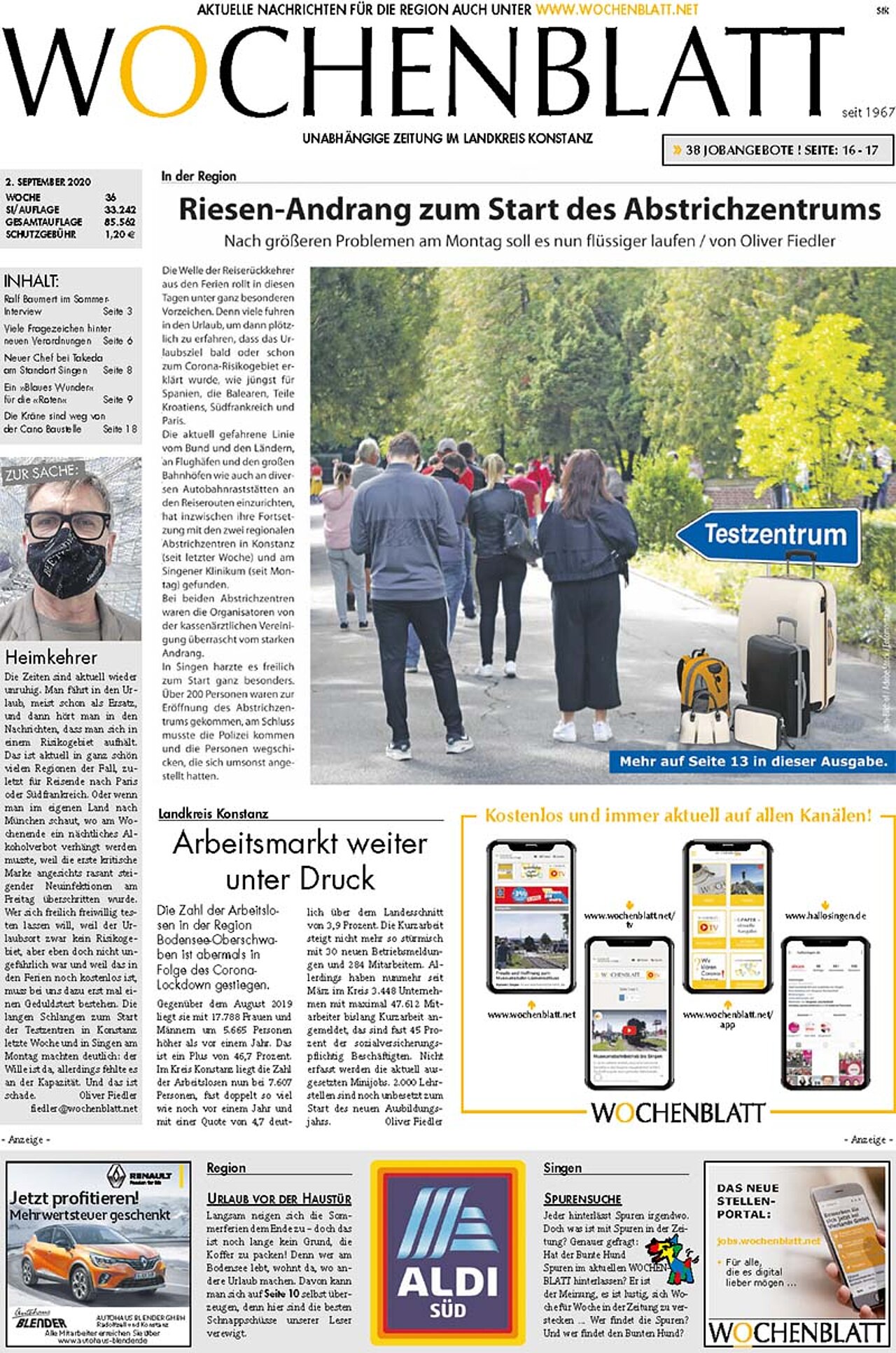 Ausgabe 36 vom 02. September 2020