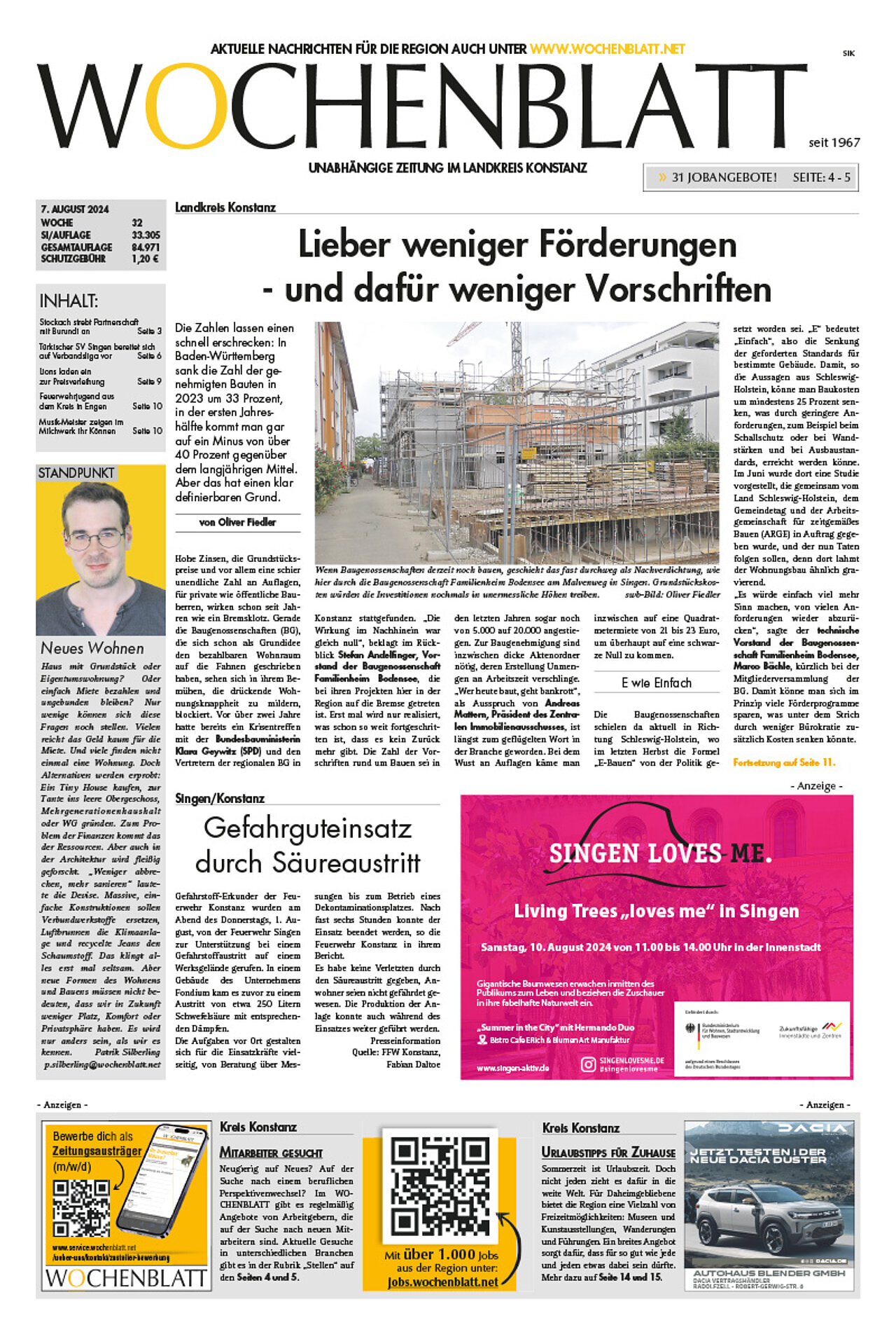 Ausgabe 32 vom 7. August 2024
