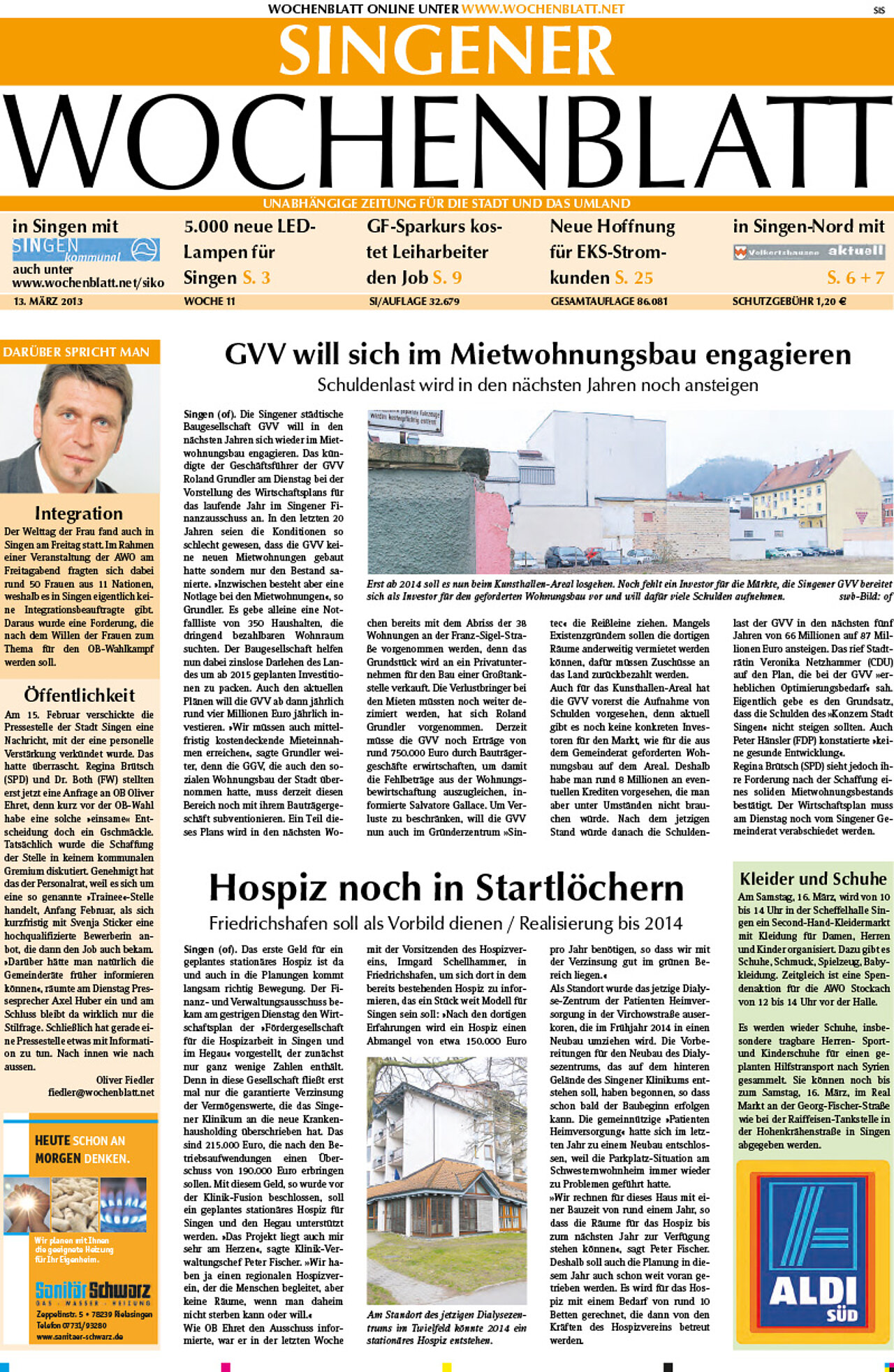 Ausgabe 11 vom 13. März 2013