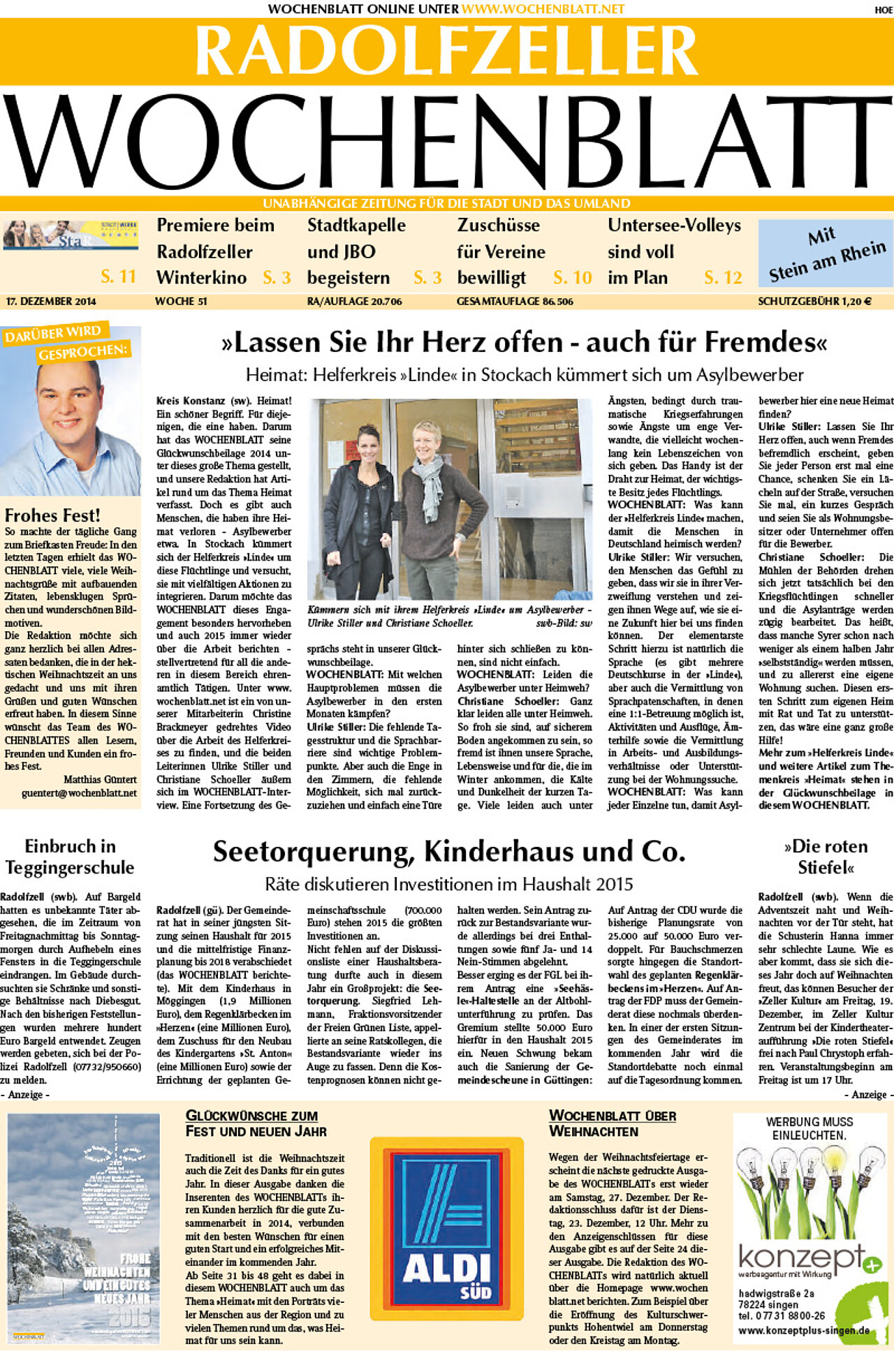 Ausgabe 51 vom 17. Dezember 2014