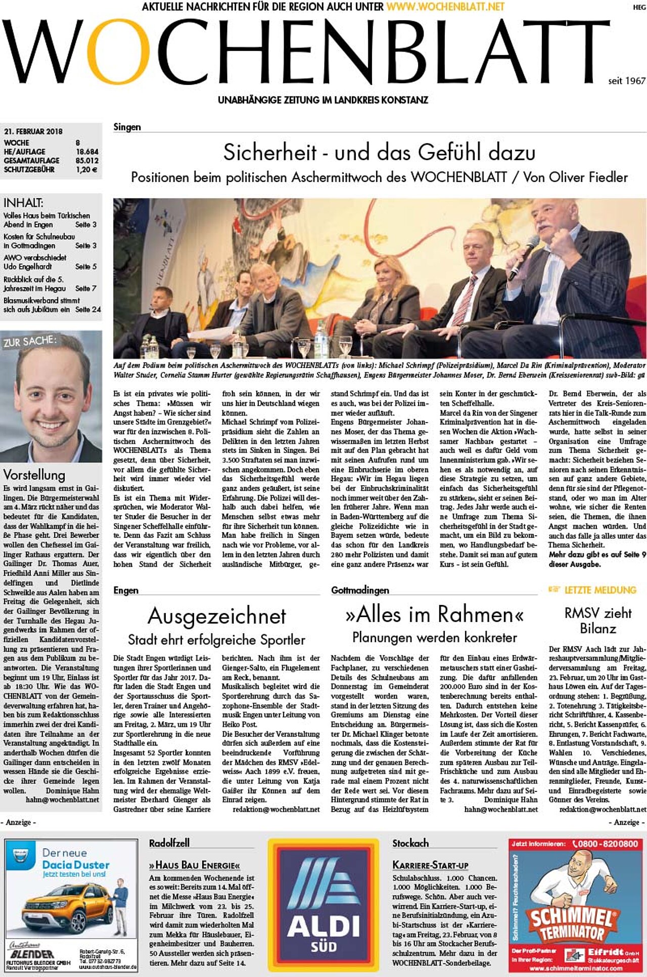 Ausgabe 08 vom 21. Februar 2018