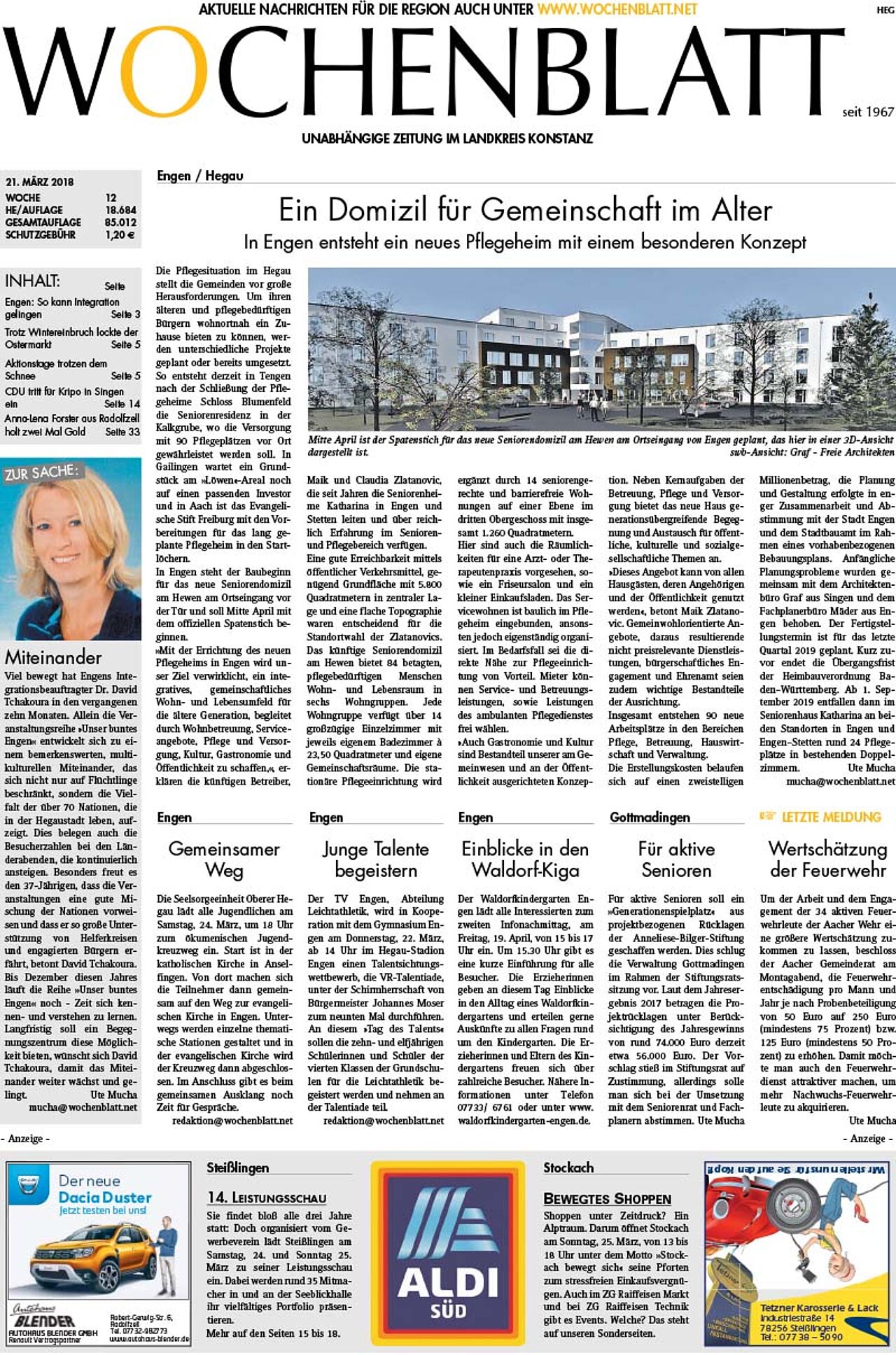 Ausgabe 12 vom 21. März 2018