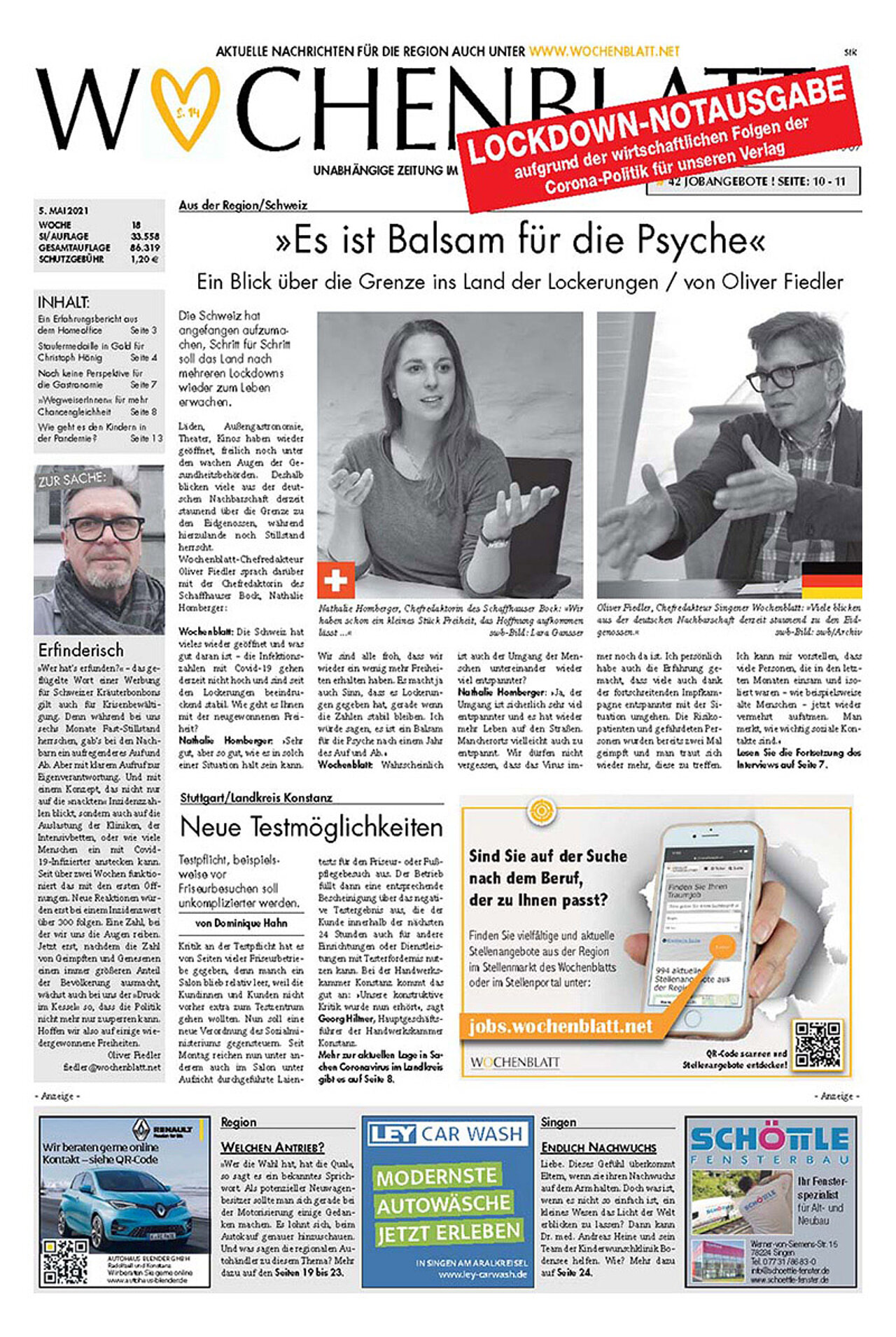 Ausgabe 18 vom 05. Mai 2021
