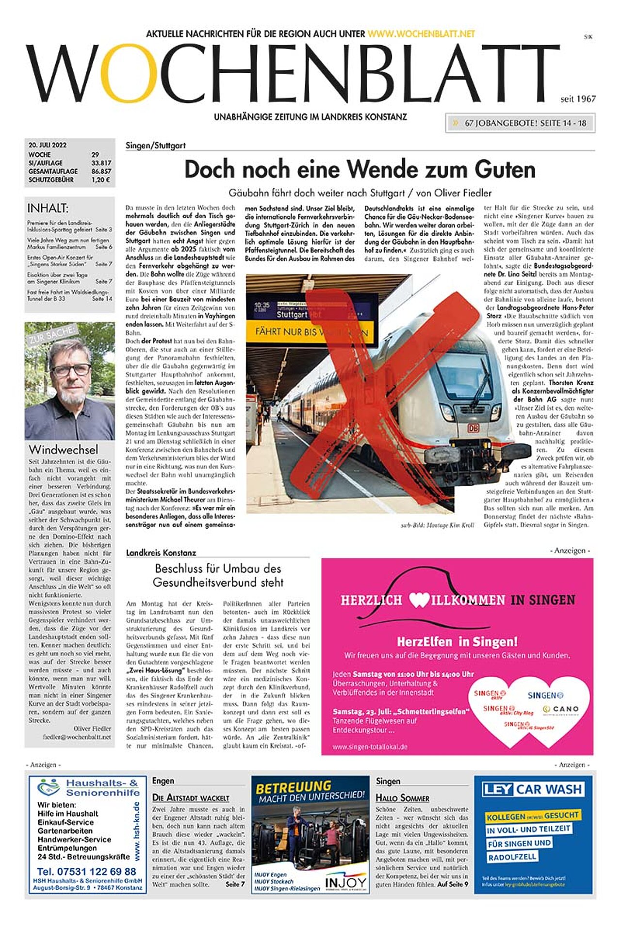 Ausgabe 29 vom 20. Juli 2022