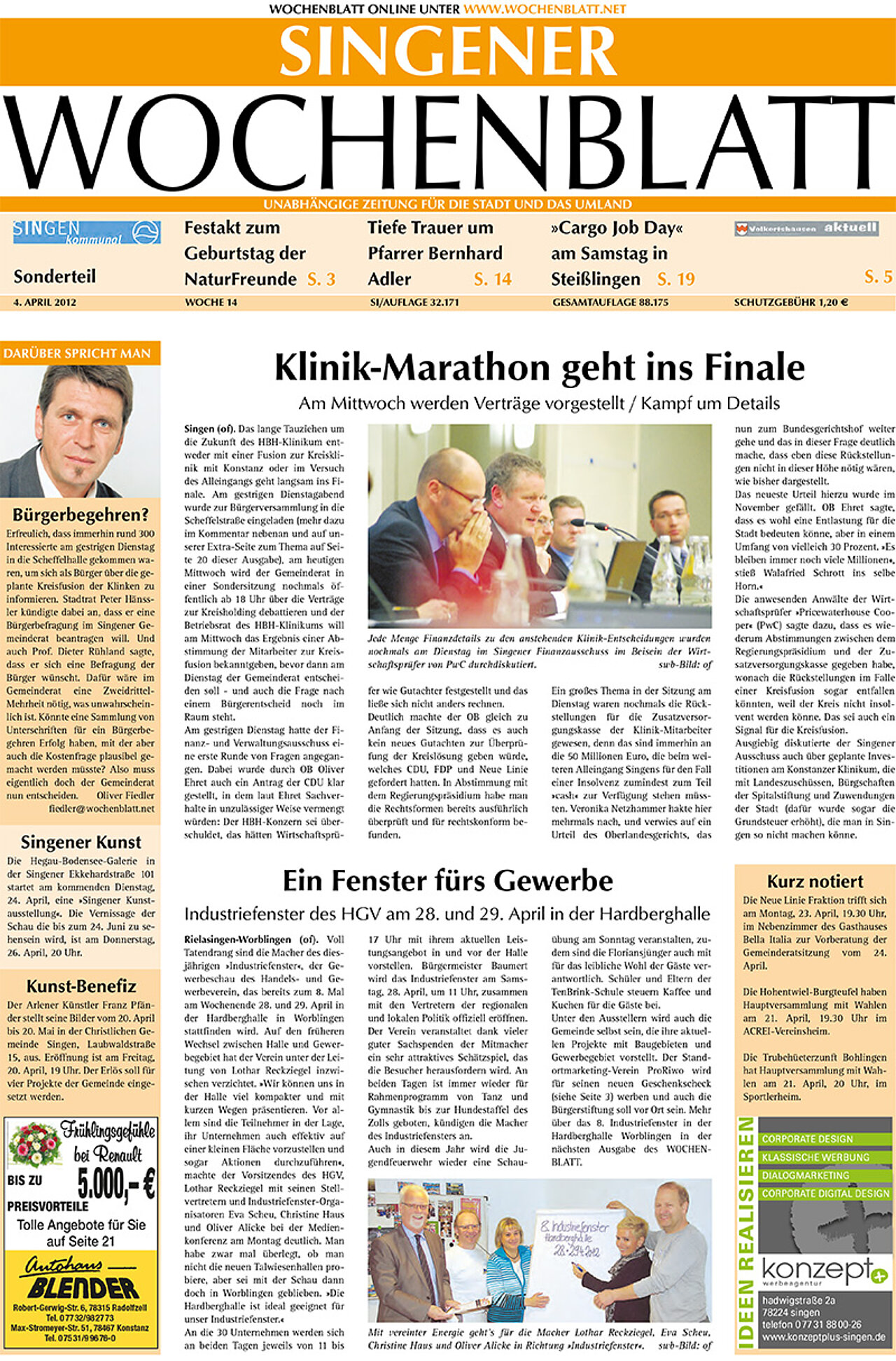 Ausgabe 16 vom 18. April 2012