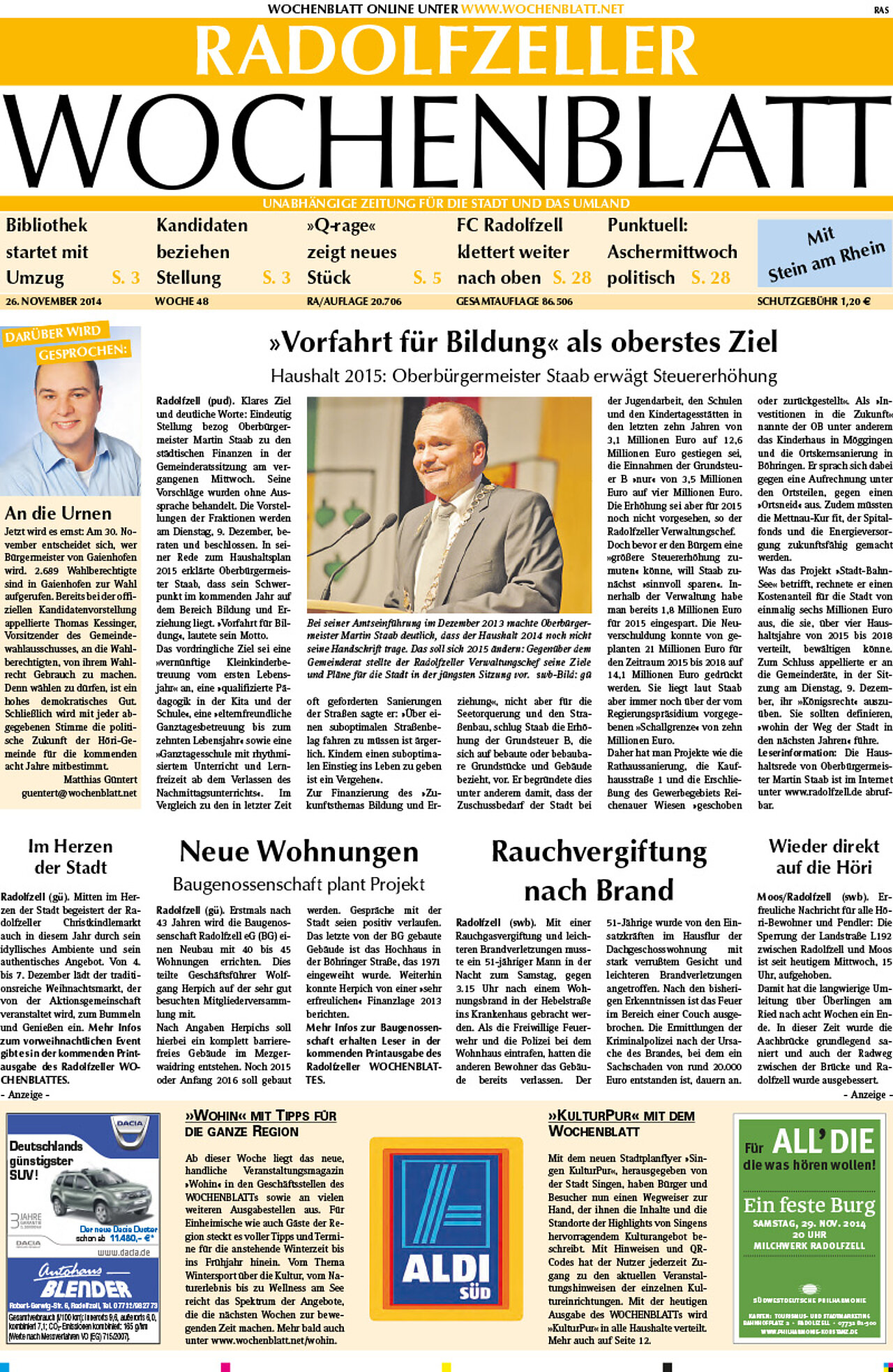 Ausgabe 48 vom 26. November 2014