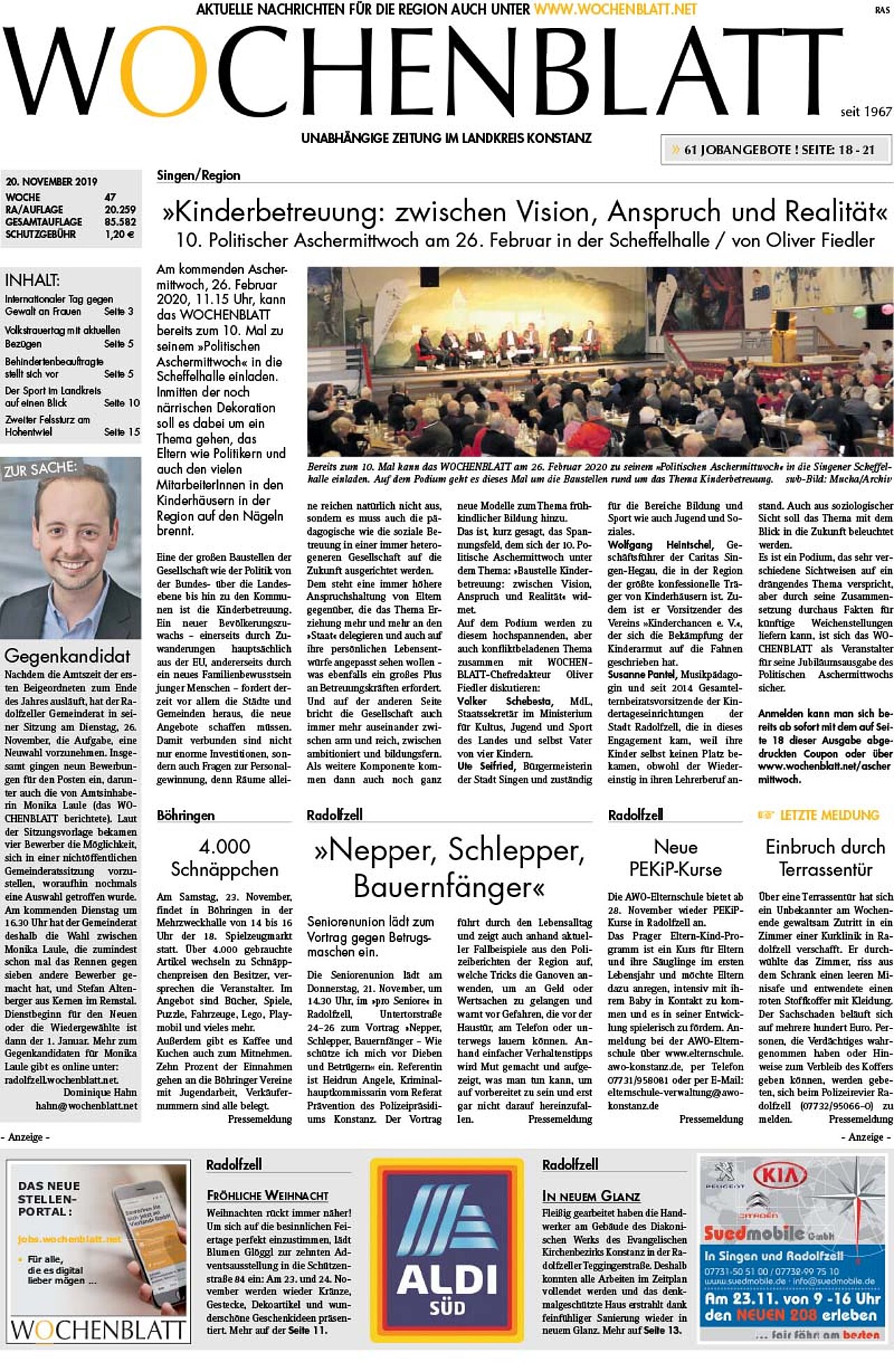 Ausgabe 47 vom 20. November 2019