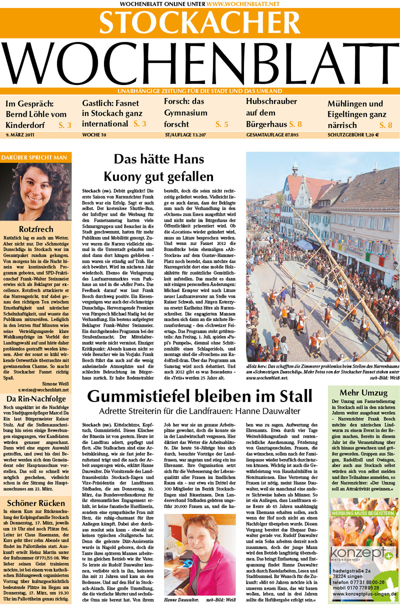 Ausgabe 10 vom 09. März 2011