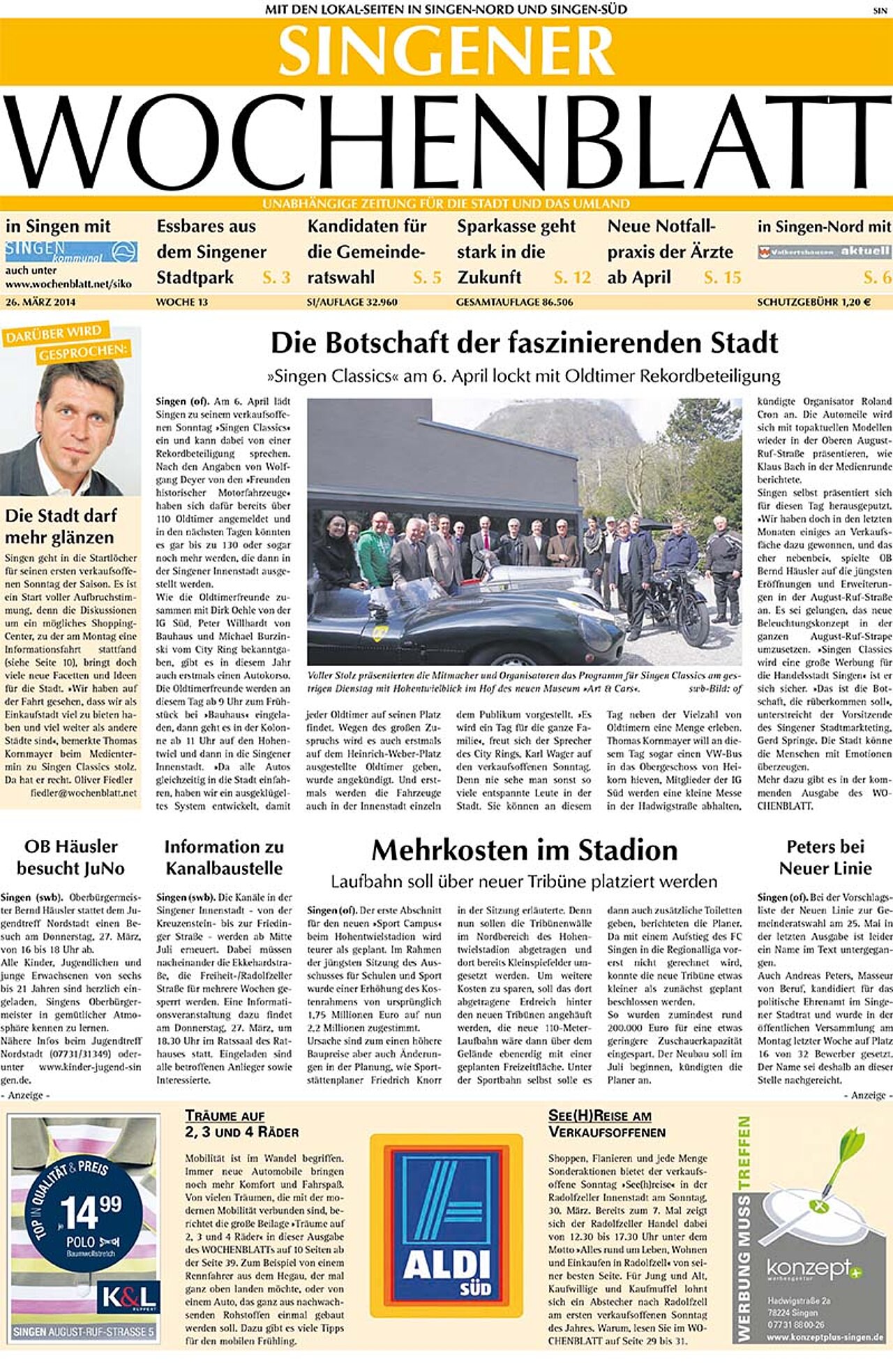 Ausgabe 13 vom 26. März 2014