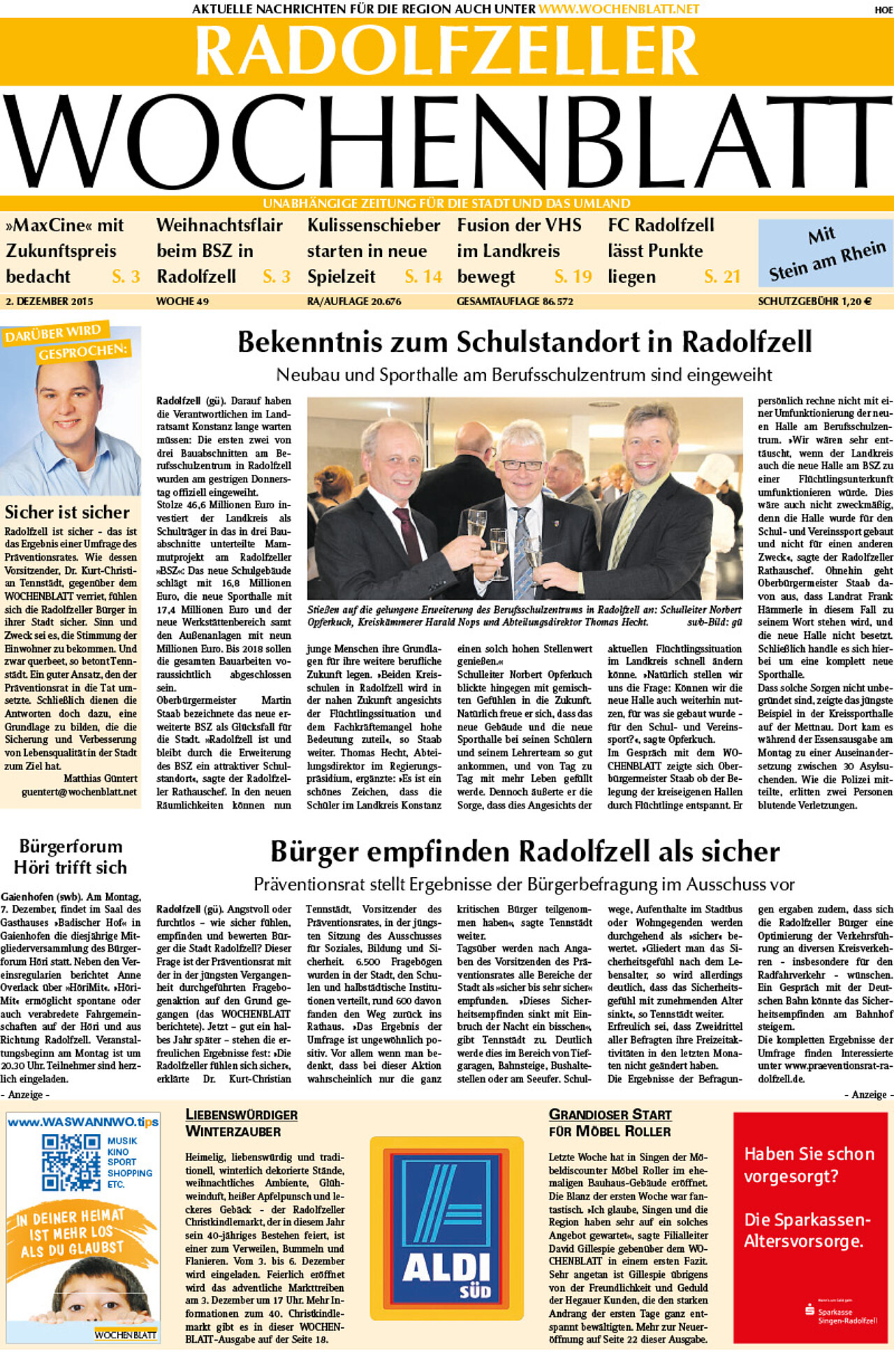 Ausgabe 49 vom 02. Dezember 2015