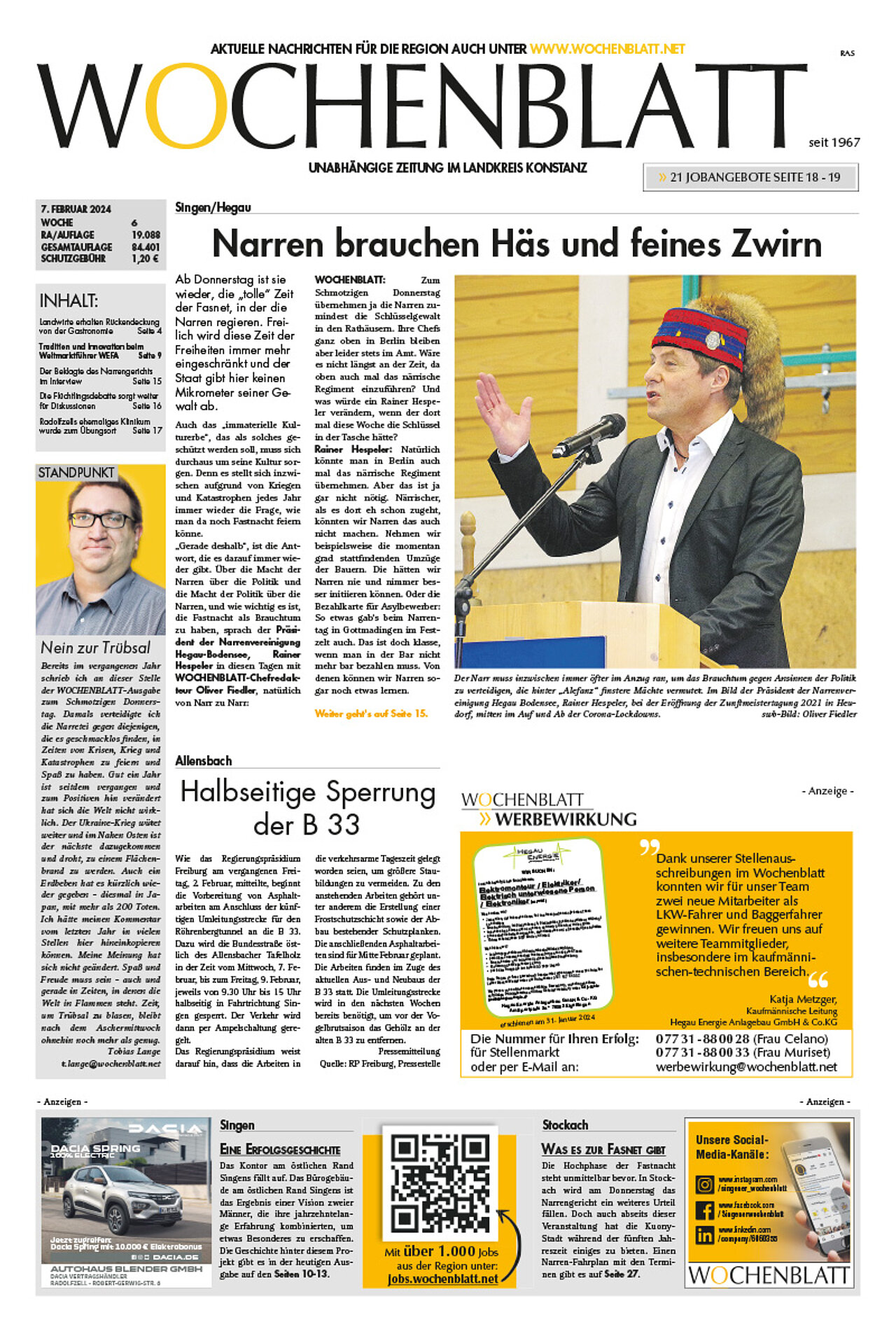 Ausgabe 06 vom 7. Februar 2024