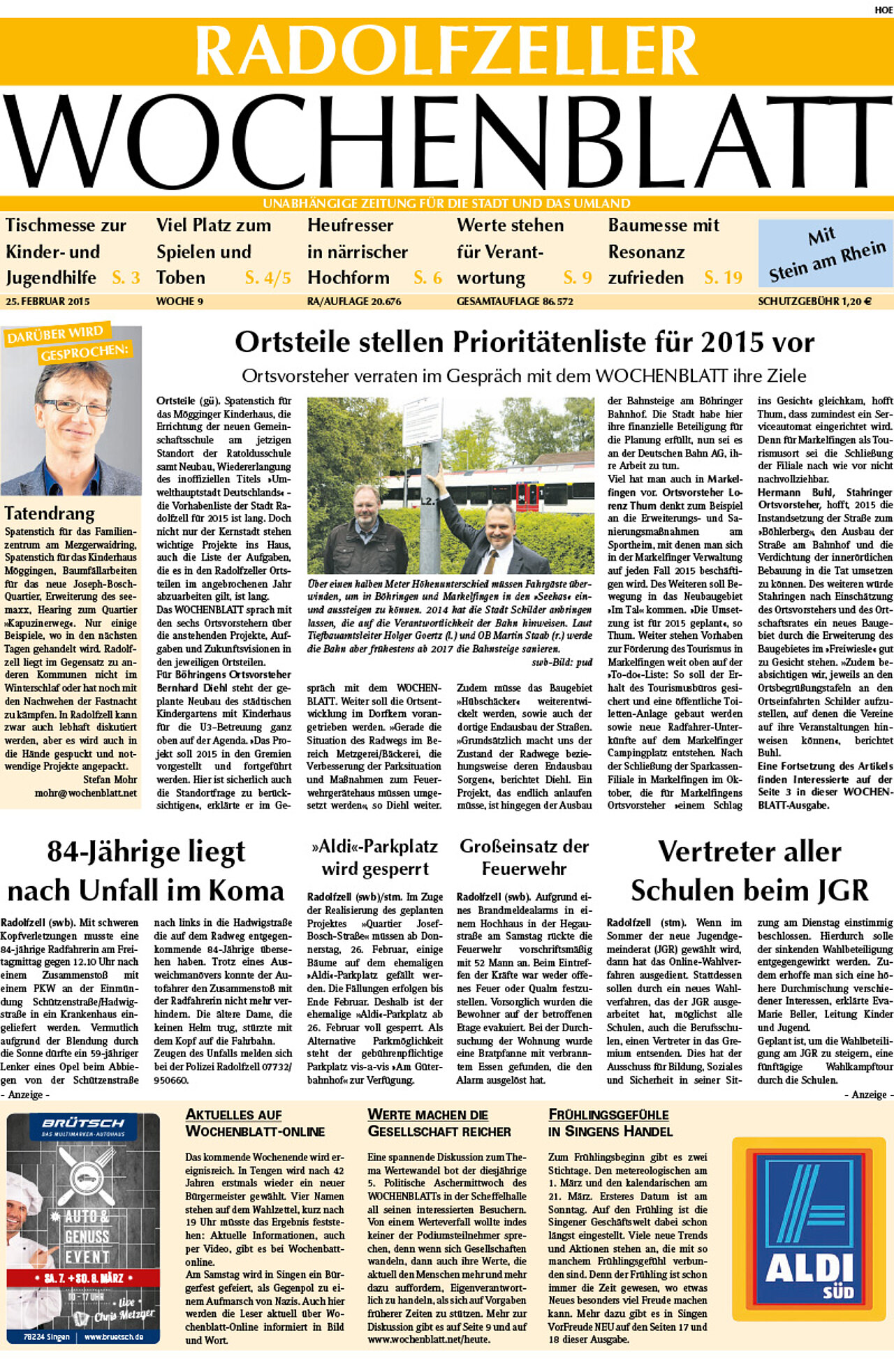 Ausgabe 09 vom 25. Februar 2015