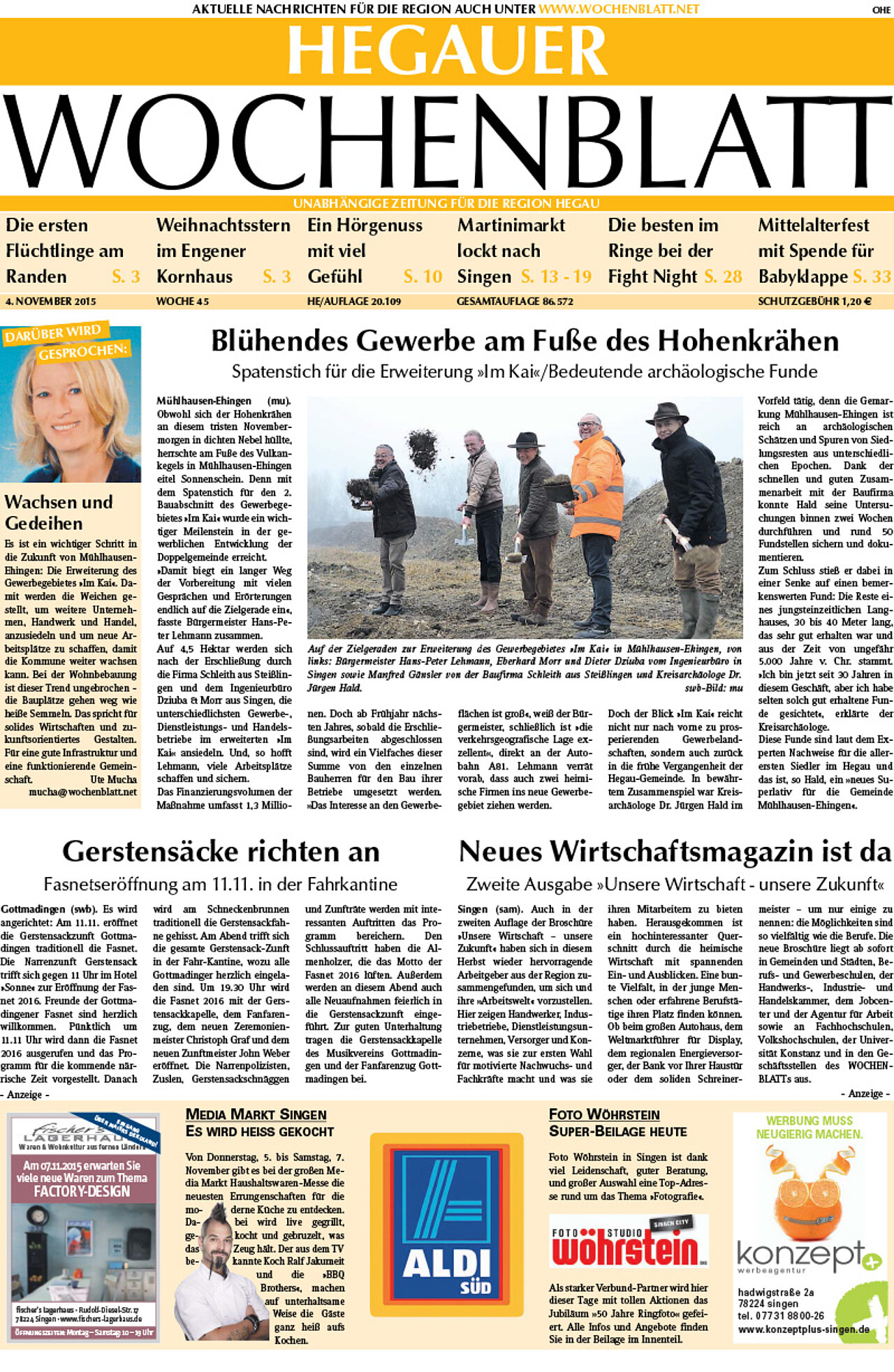 Ausgabe 45 vom 04. November 2015