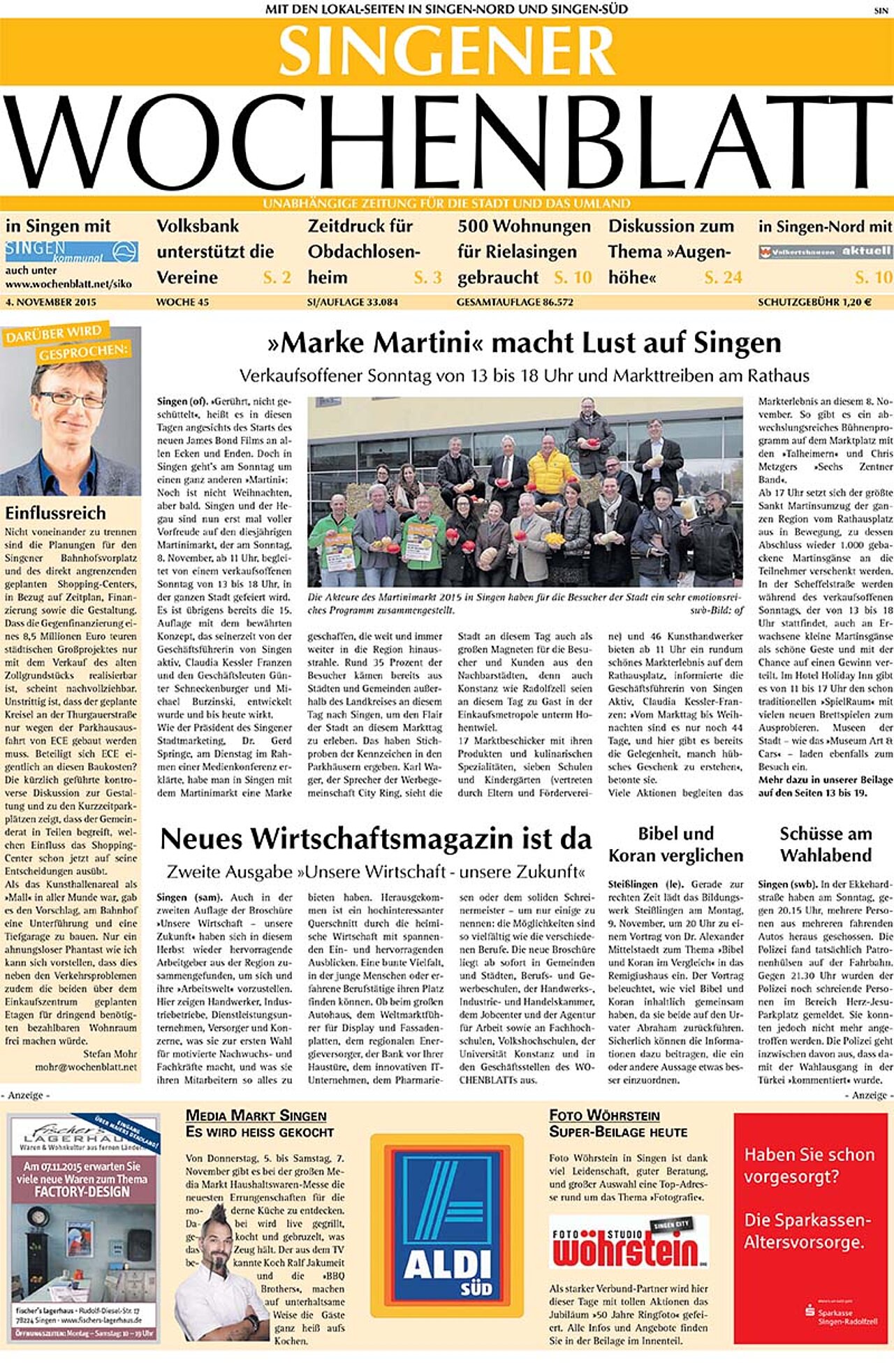 Ausgabe 45 vom 04. November 2015