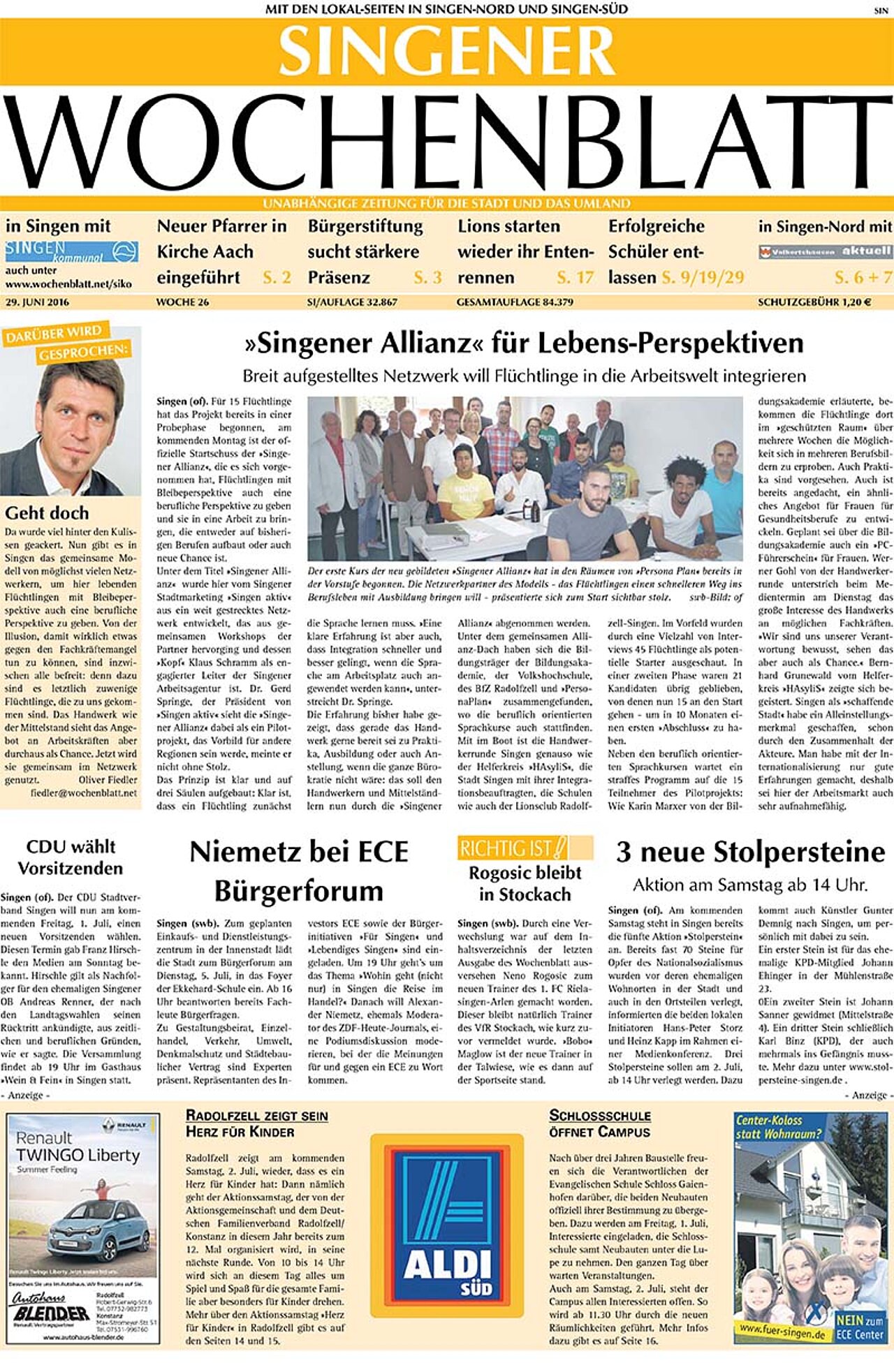 Ausgabe 26 vom 29. Juni 2016