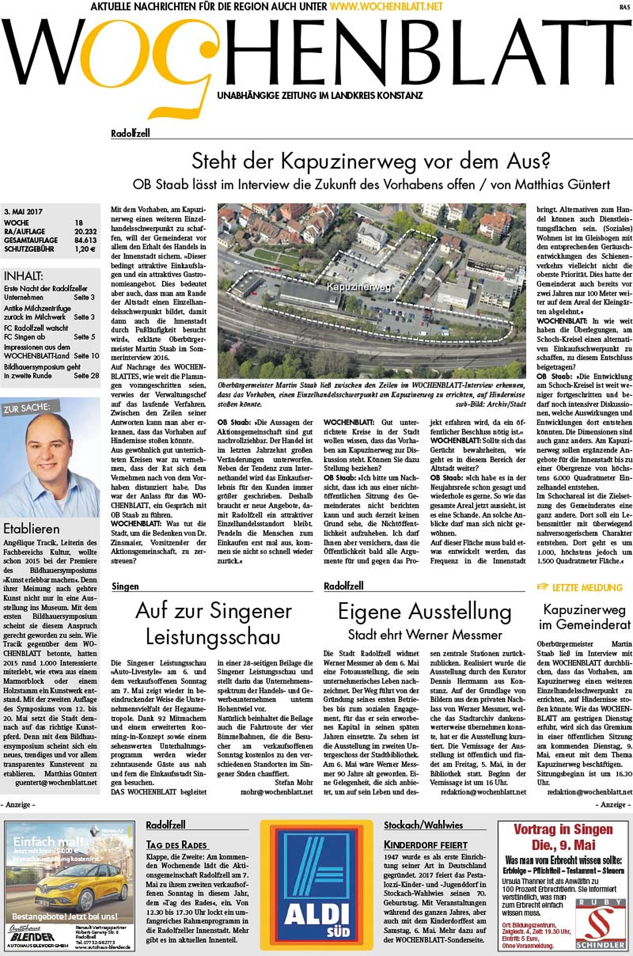 Ausgabe 18 vom 03. Mai 2017