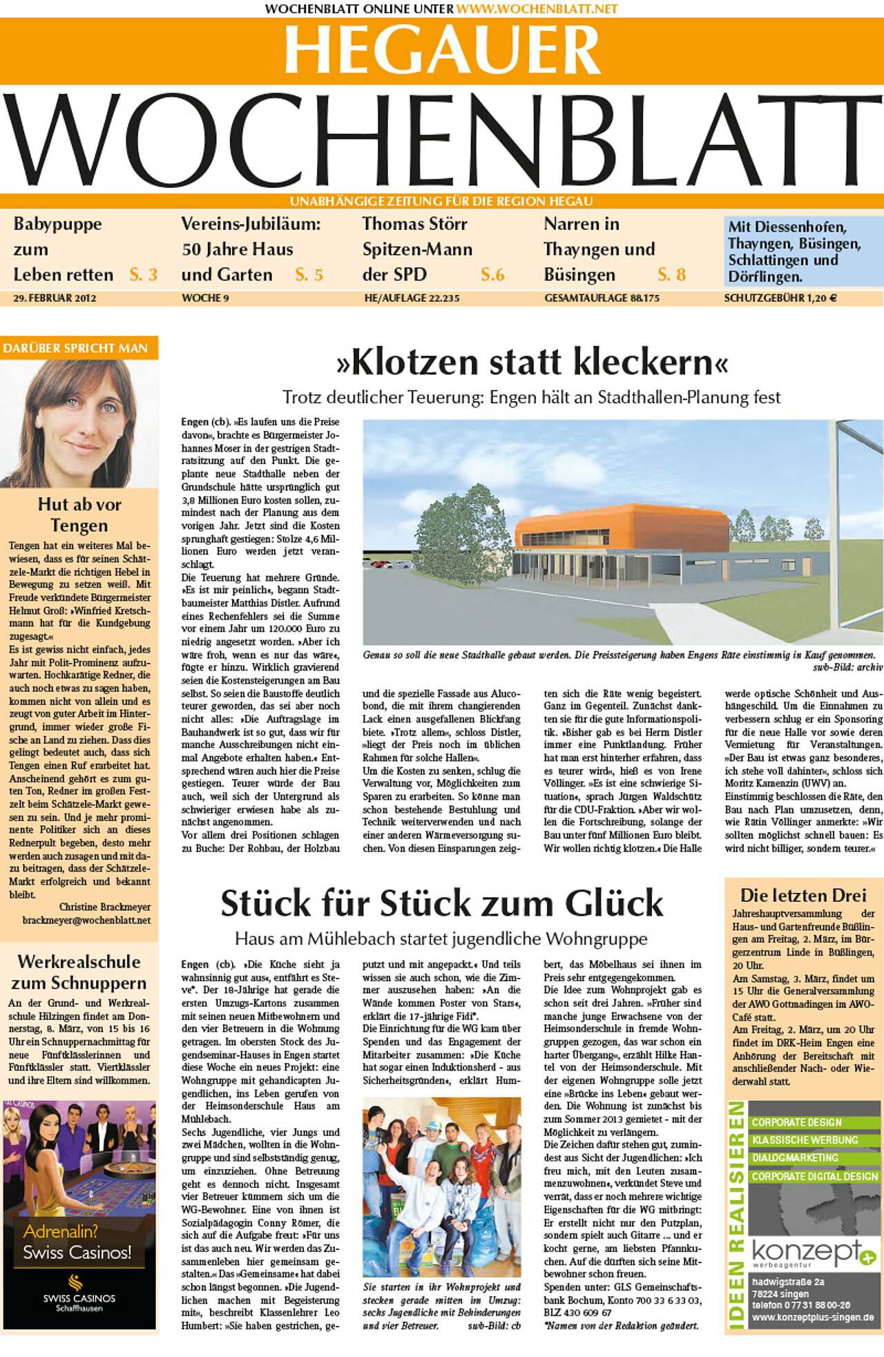 Ausgabe 09 vom 29. Februar 2012