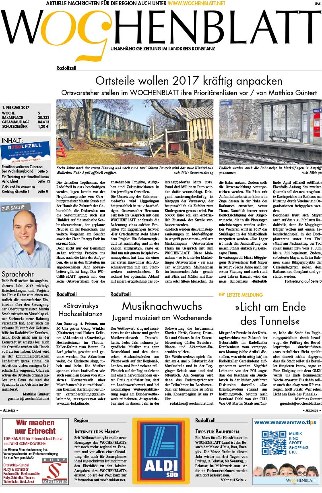 Ausgabe 05 vom 01. Februar 2017