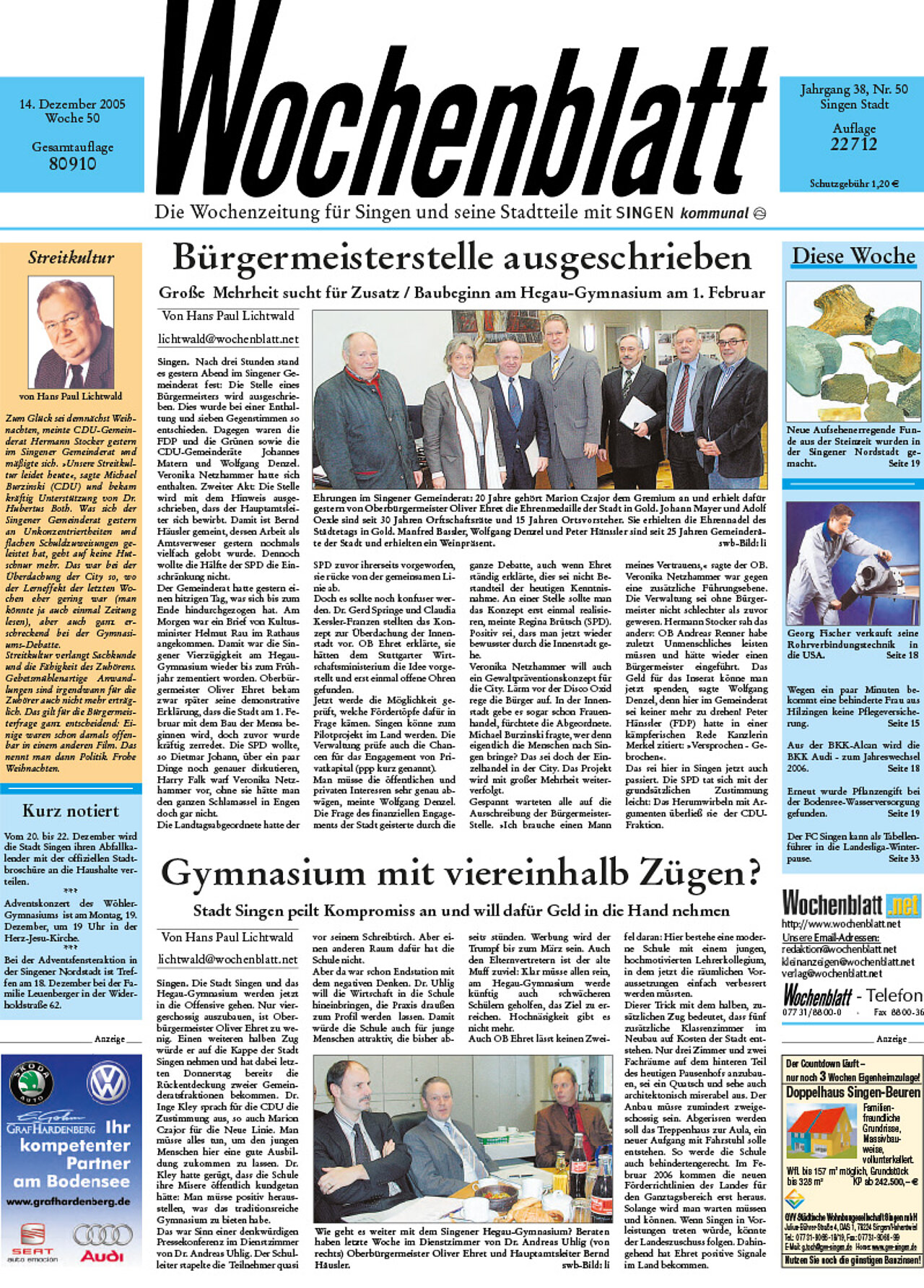 Ausgabe 50 vom 14. Dezember 2005