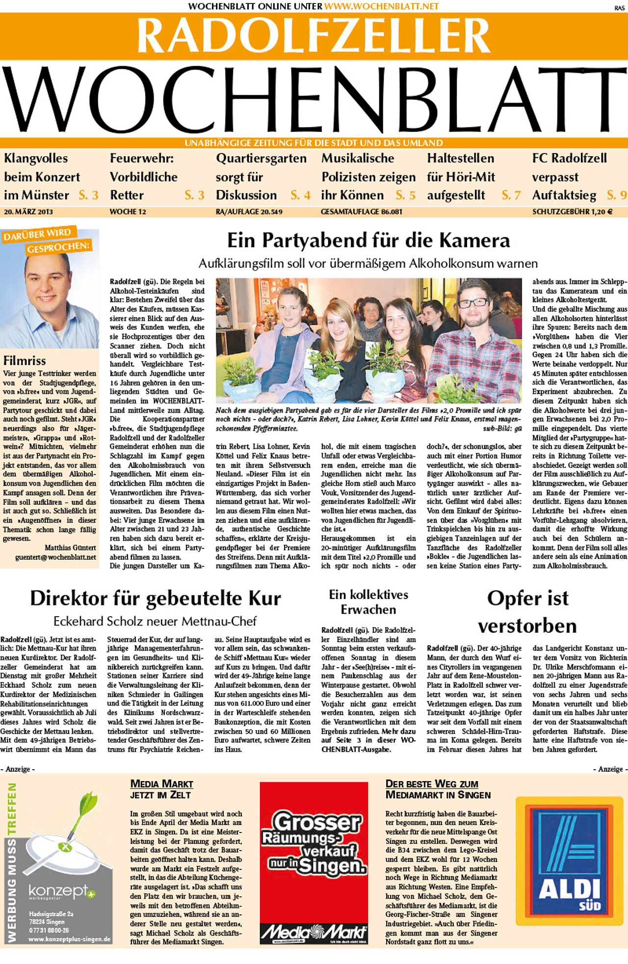 Ausgabe 12 vom 20. März 2013