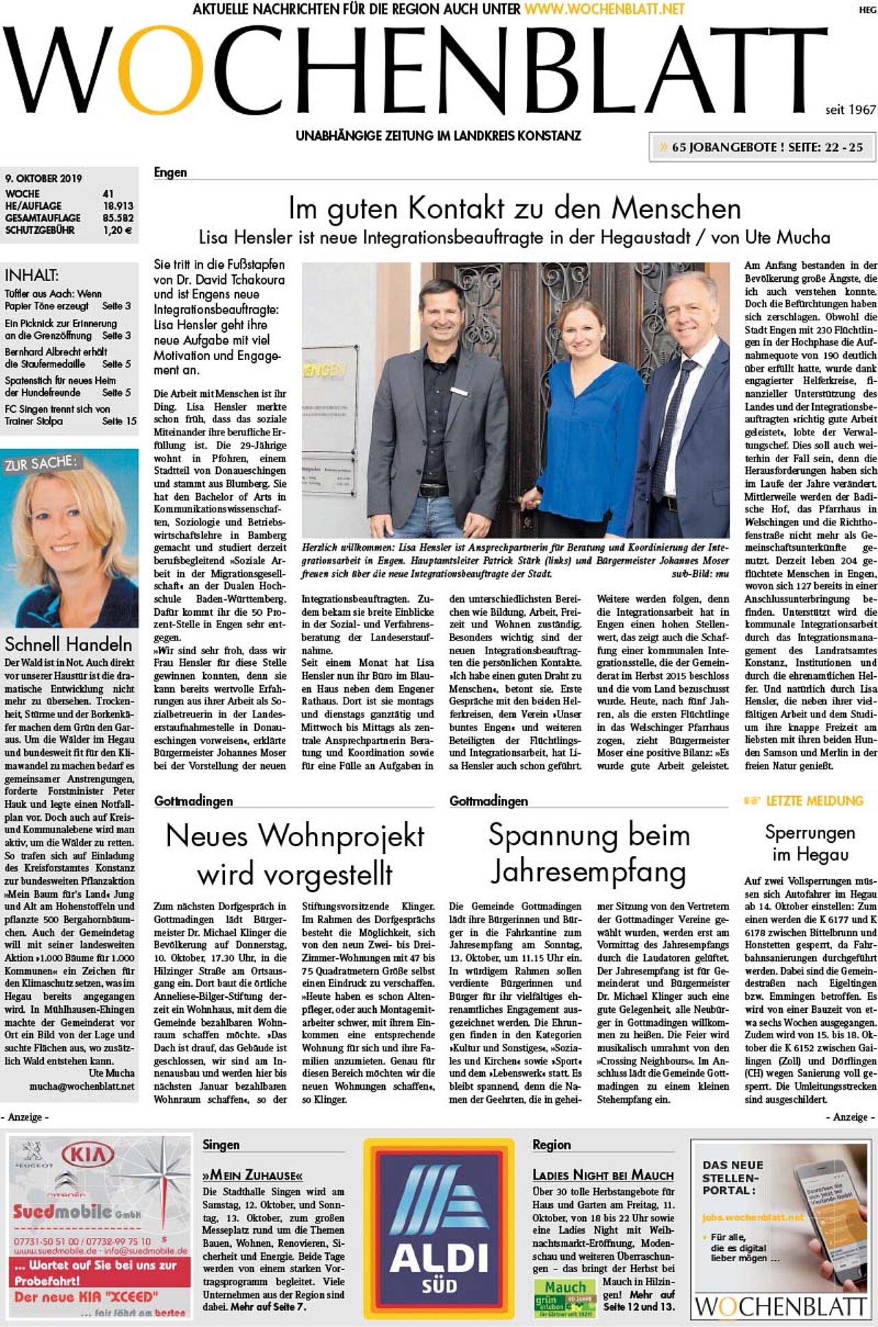 Ausgabe 41 vom 09. Oktober 2019
