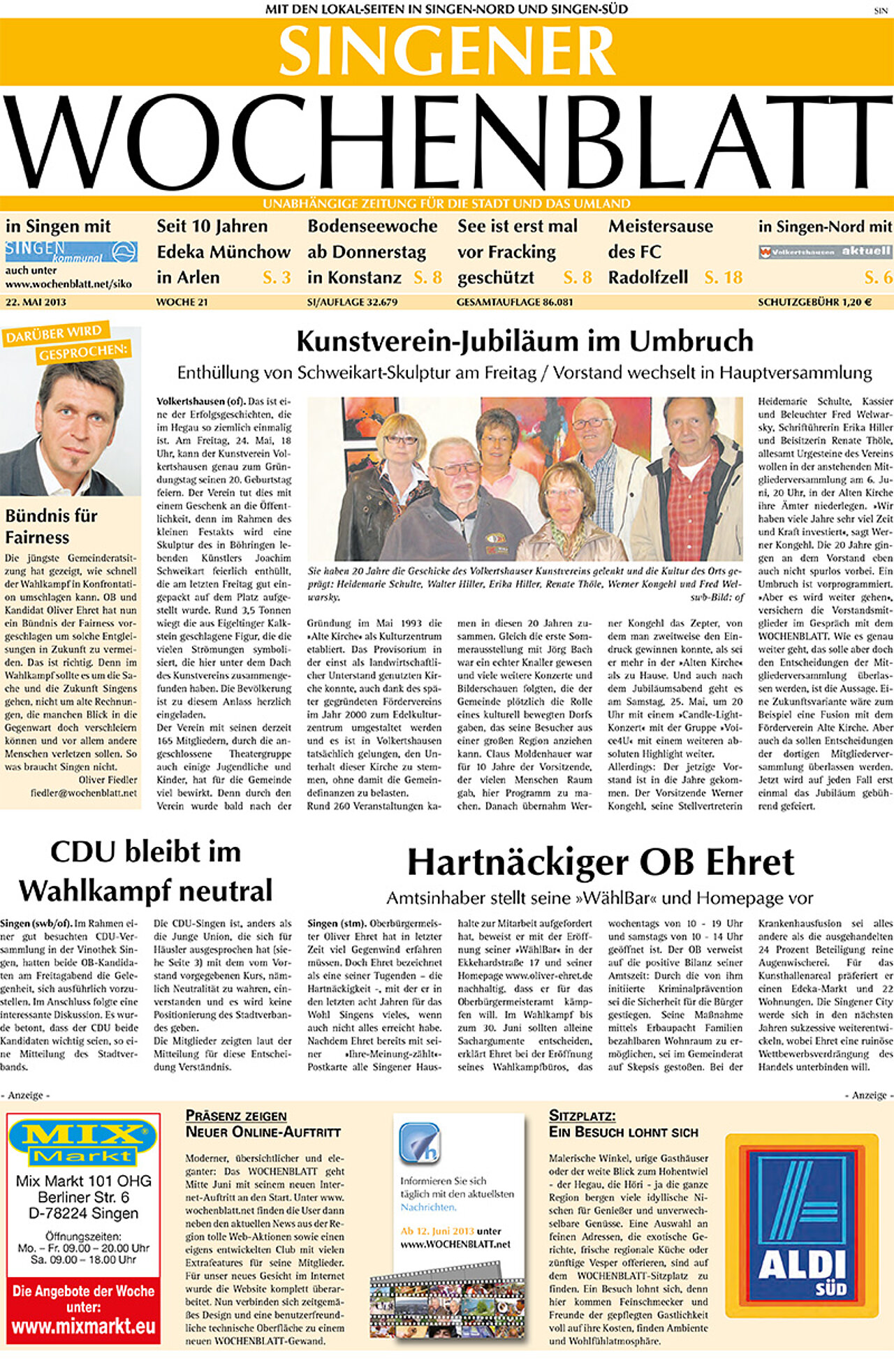 Ausgabe 21 vom 22. Mai 2013