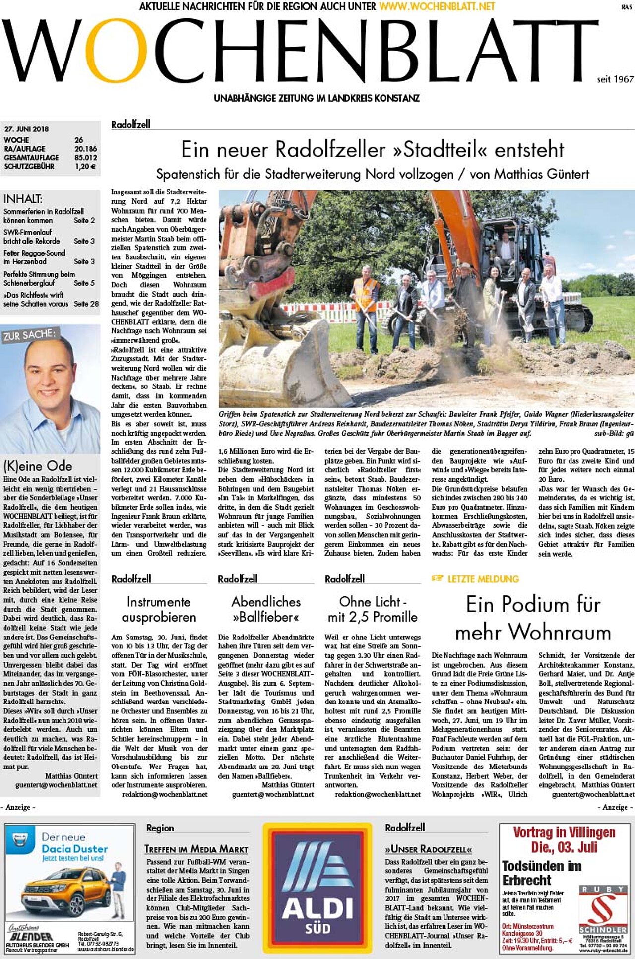 Ausgabe 26 vom 27. Juni 2018