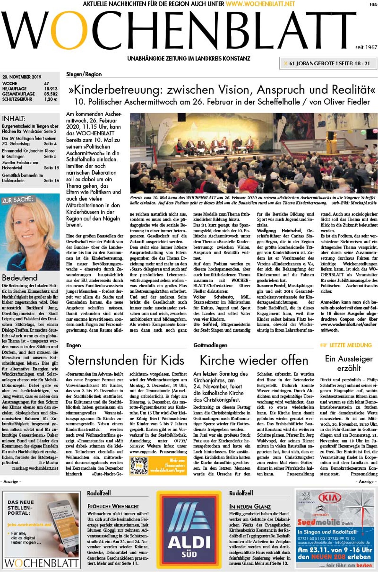Ausgabe 47 vom 20. November 2019