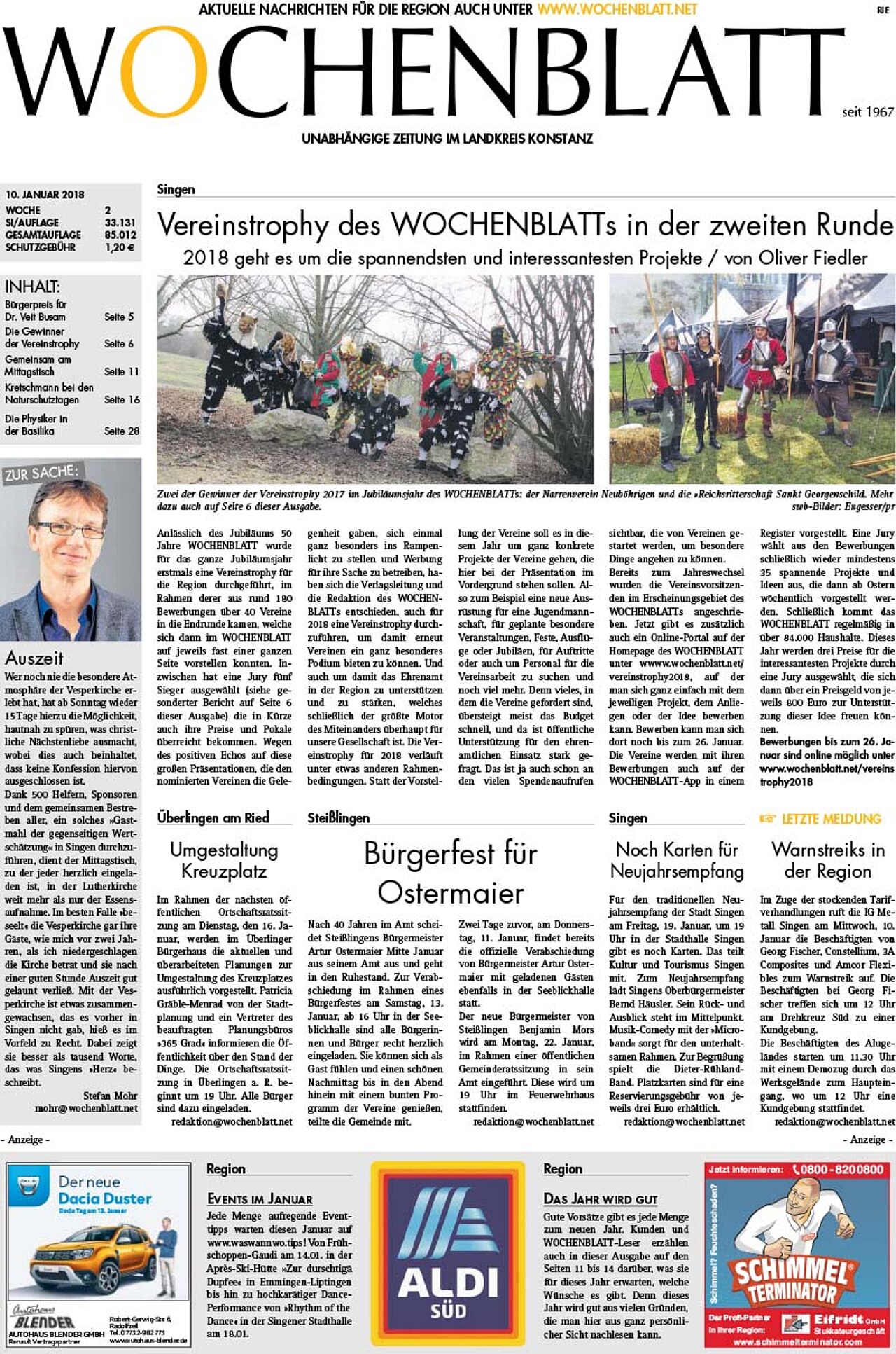 Ausgabe 02 vom 10. Januar 2018