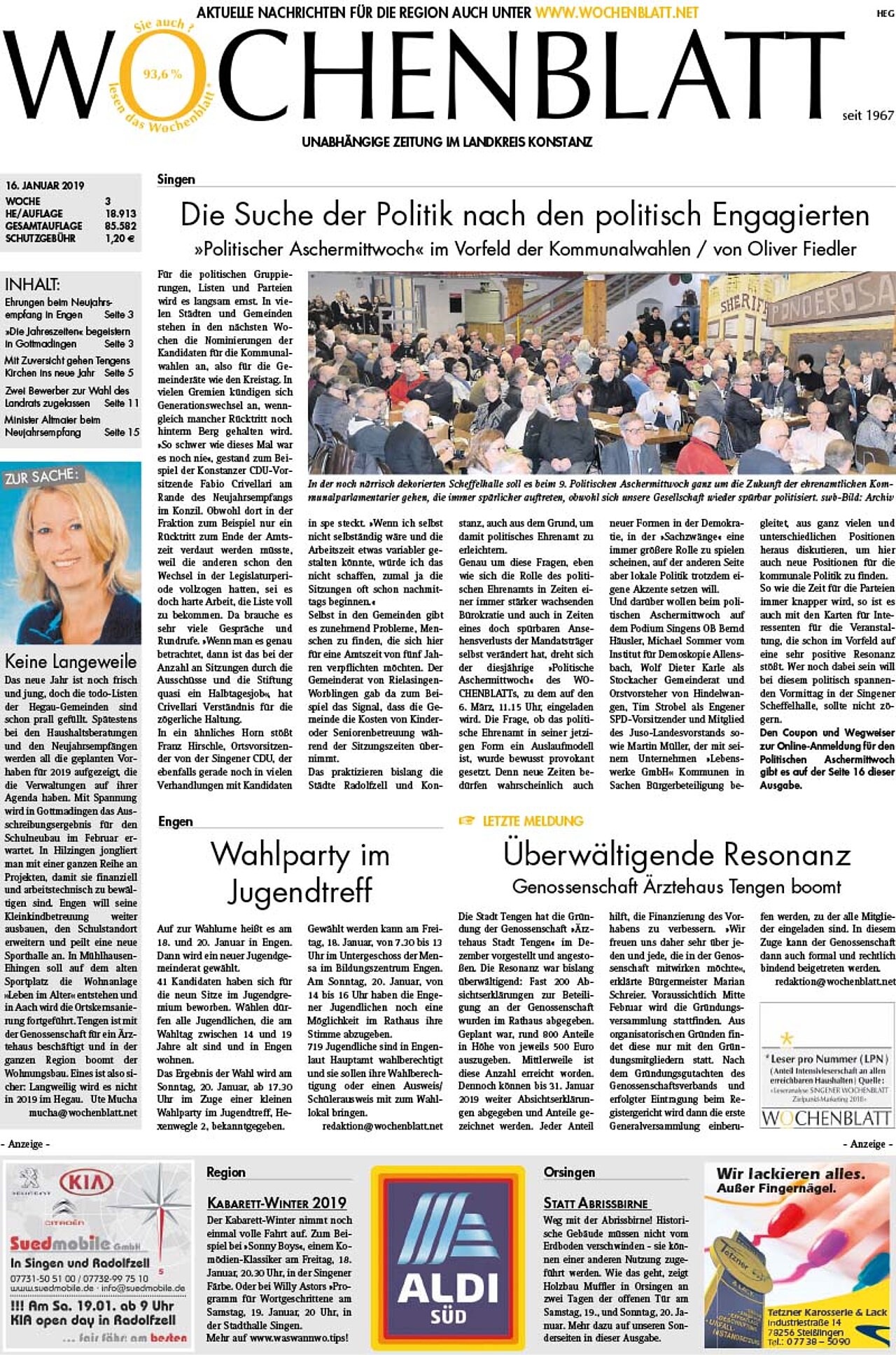 Ausgabe 03 vom 16. Januar 2019