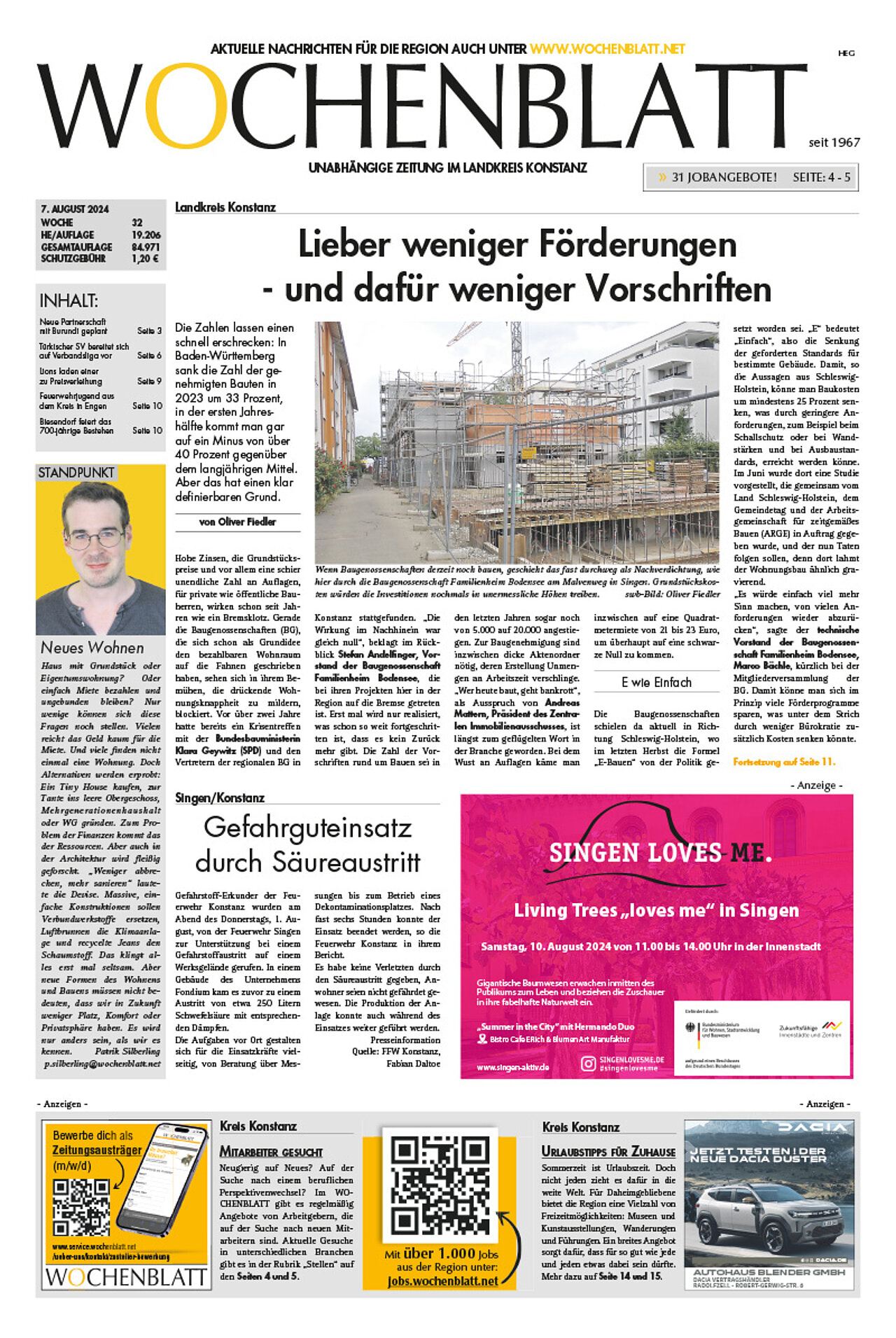 Ausgabe 32 vom 7. August 2024