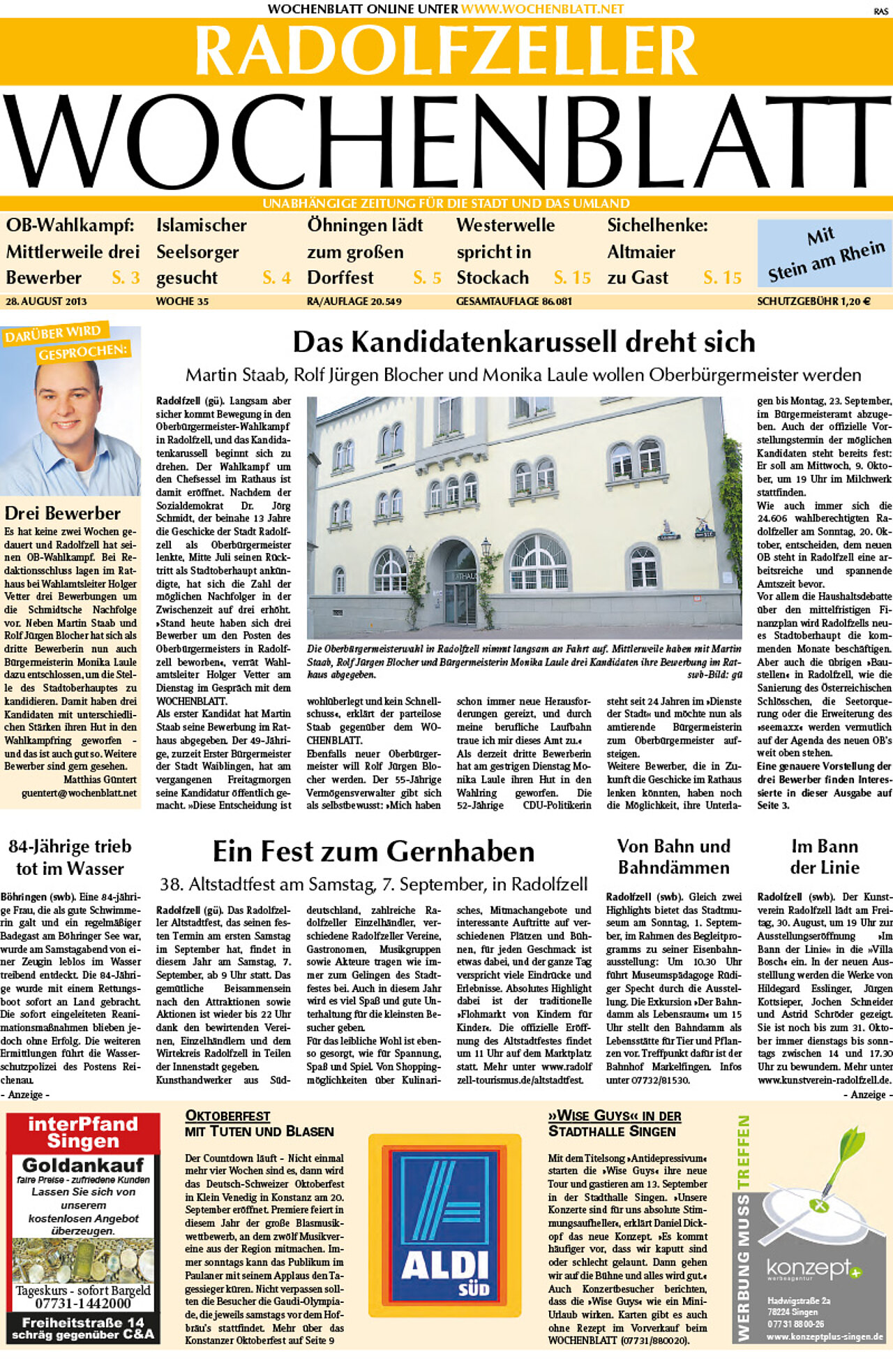 Ausgabe 35 vom 28. August 2013