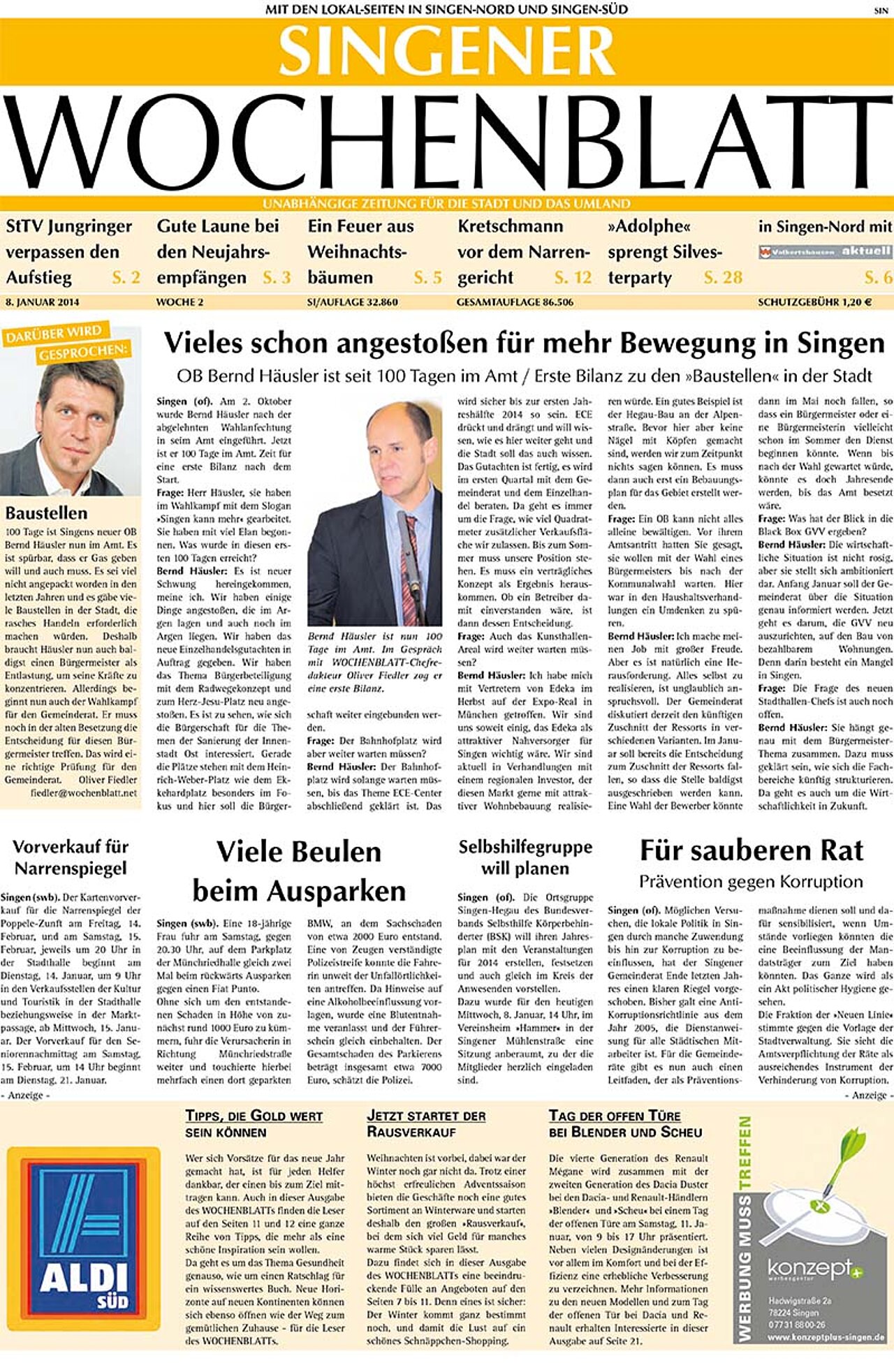 Ausgabe 02 vom 08. Januar 2014