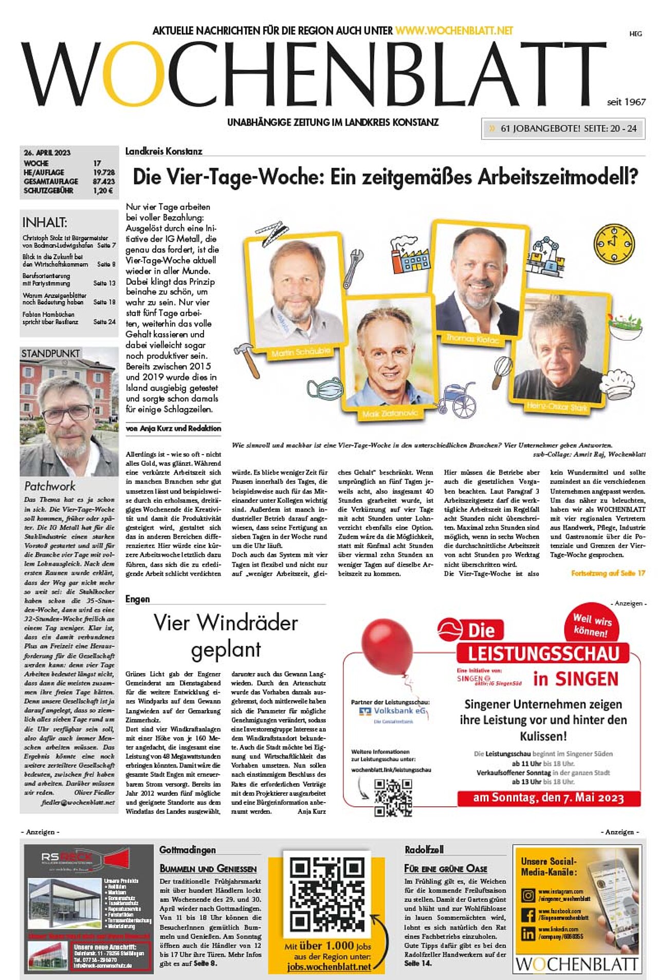 Ausgabe 17 vom 26. April 2023