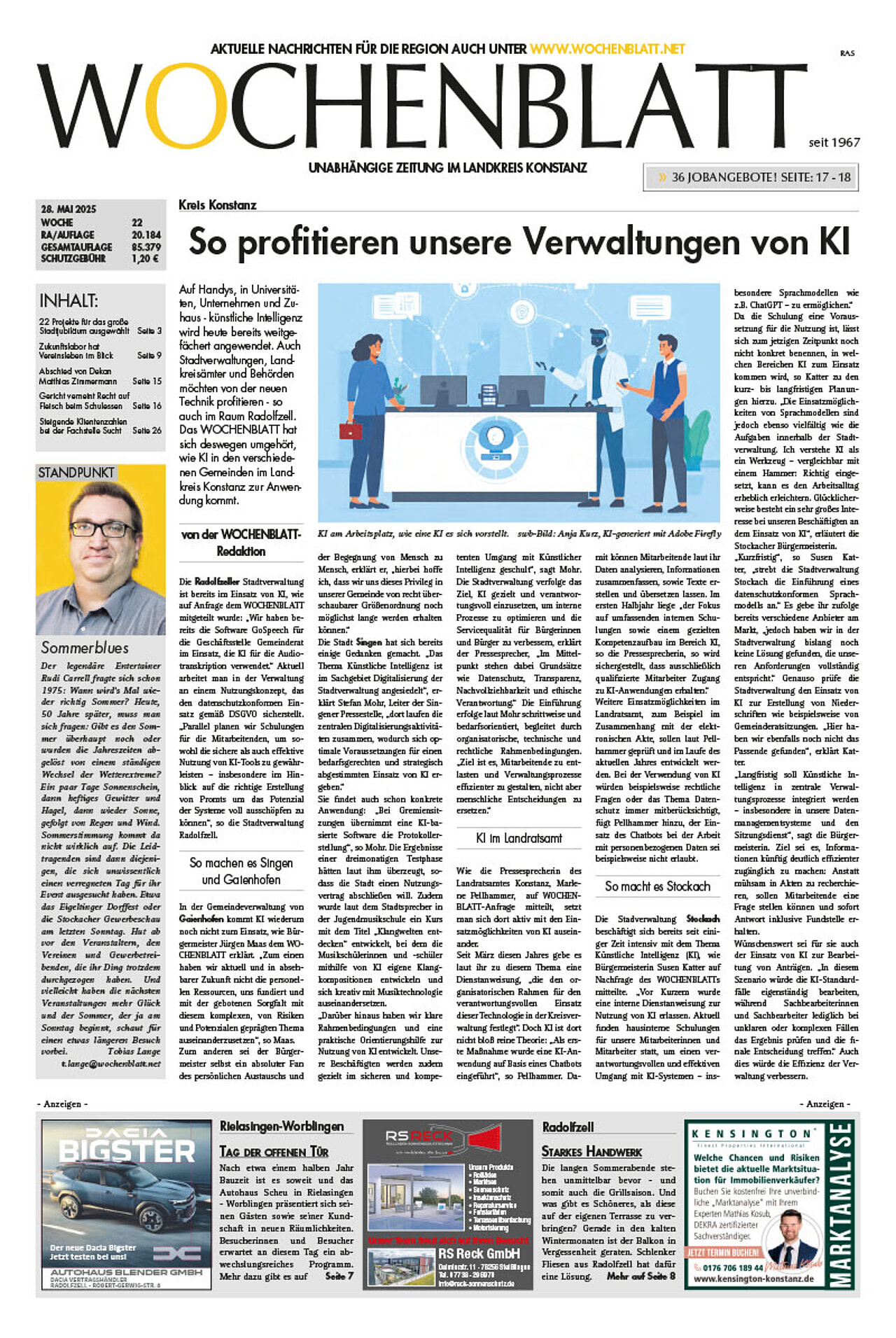 Ausgabe 22 vom 28. Mai 2025