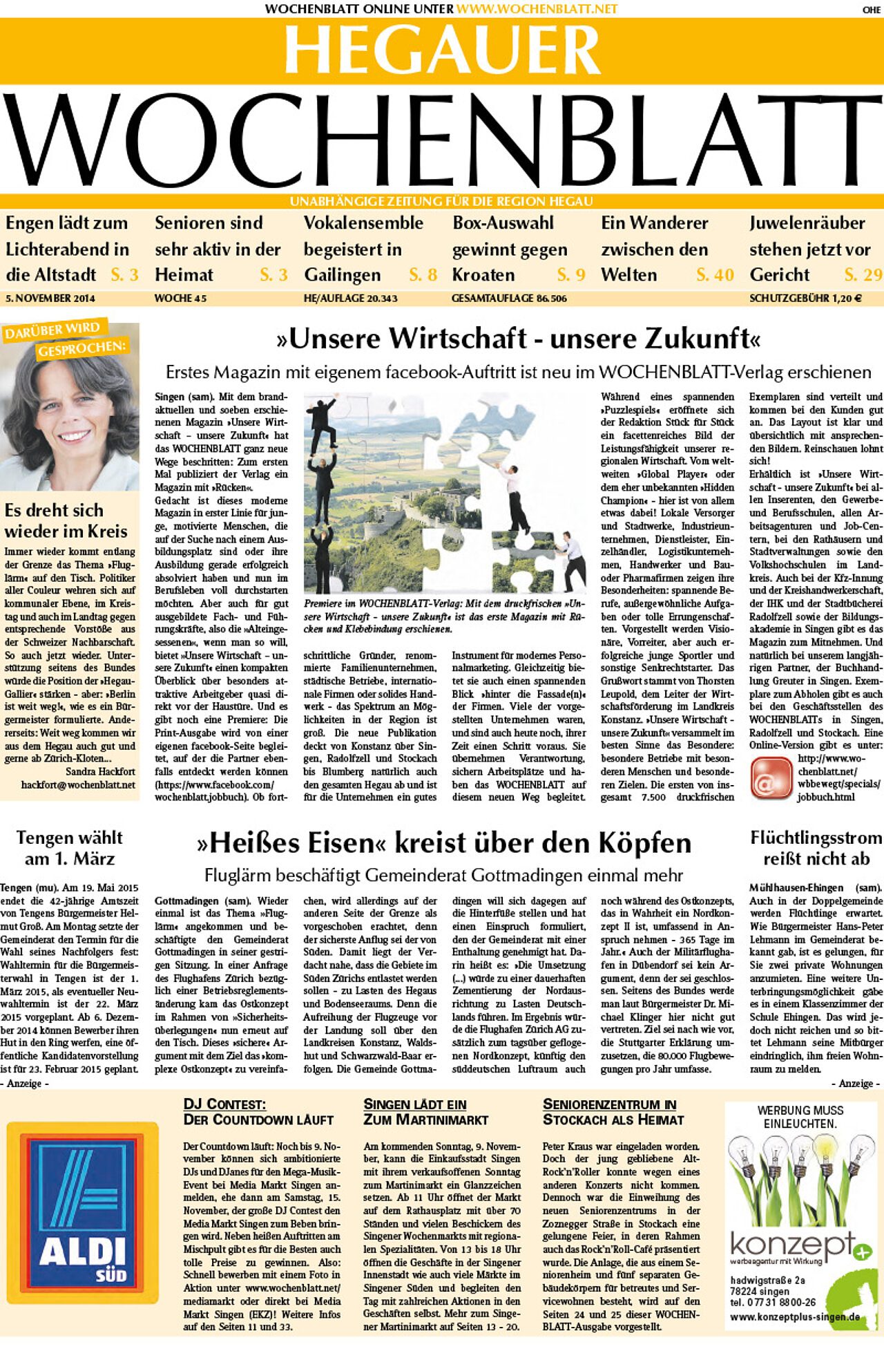 Ausgabe 45 vom 05. November 2014