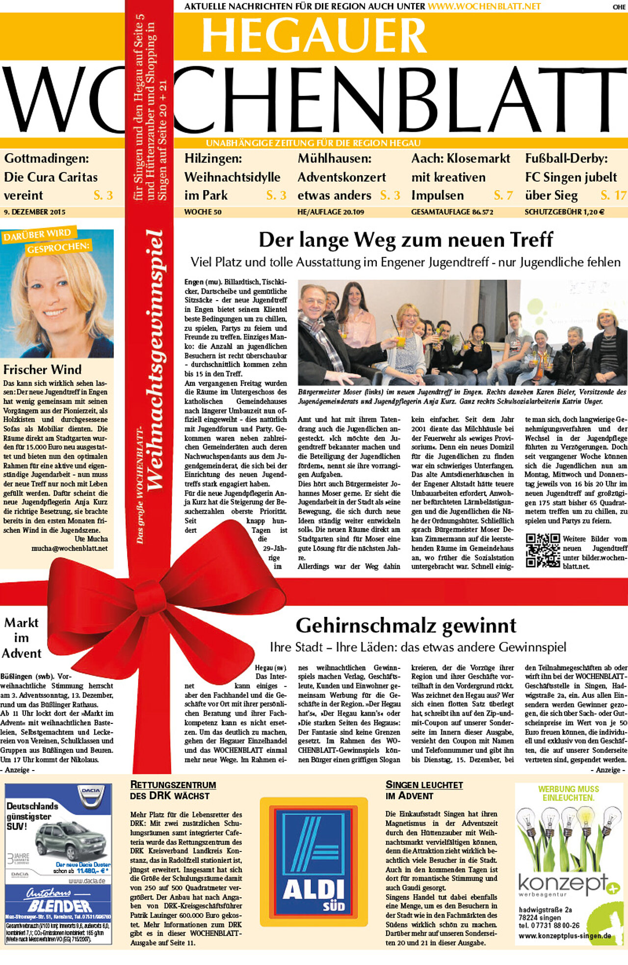 Ausgabe 50 vom 09. Dezember 2015