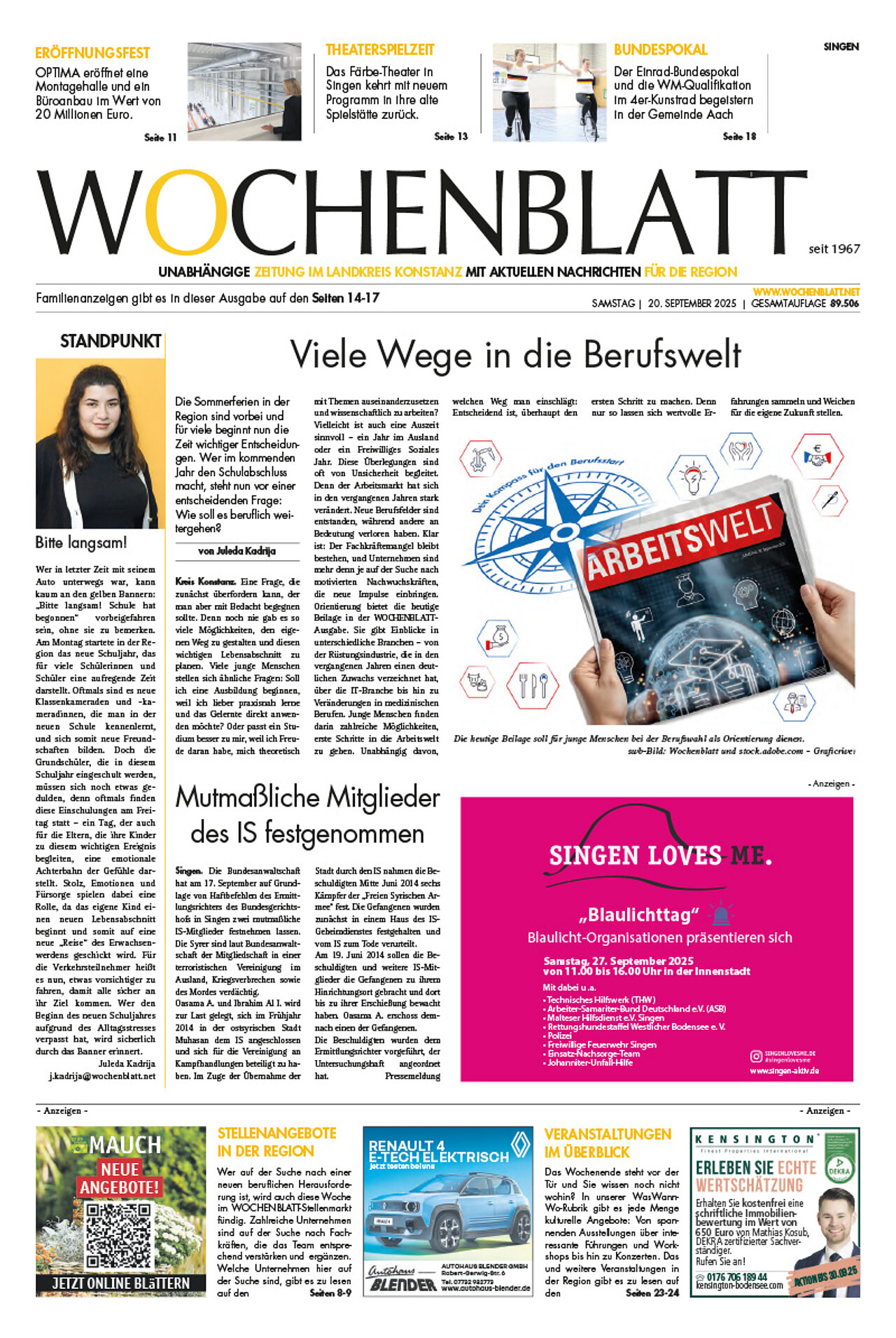 Ausgabe 38 vom 20. September 2025