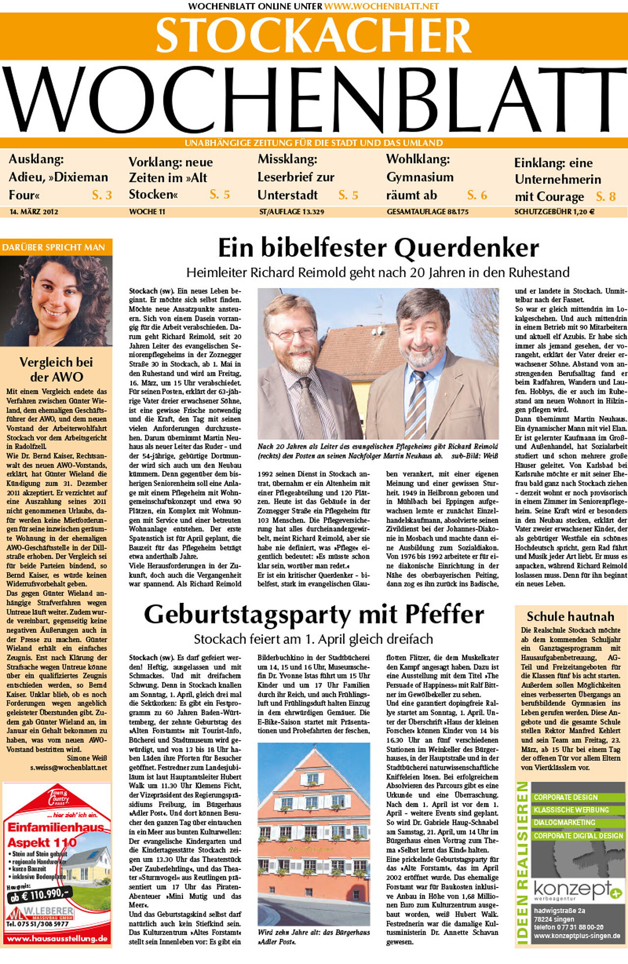 Ausgabe 11 vom 14. März 2012