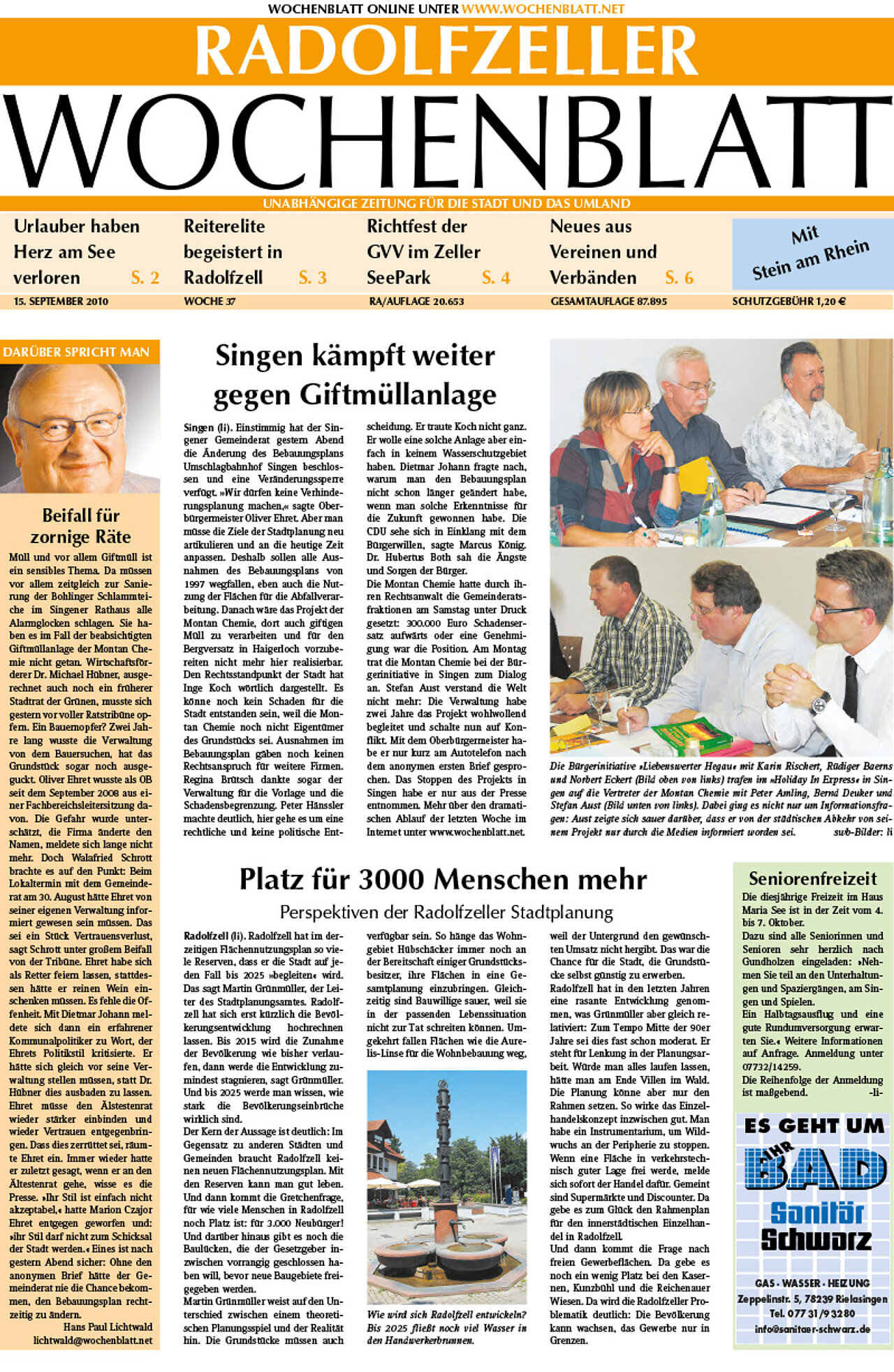 Ausgabe 37 vom 15. September 2010
