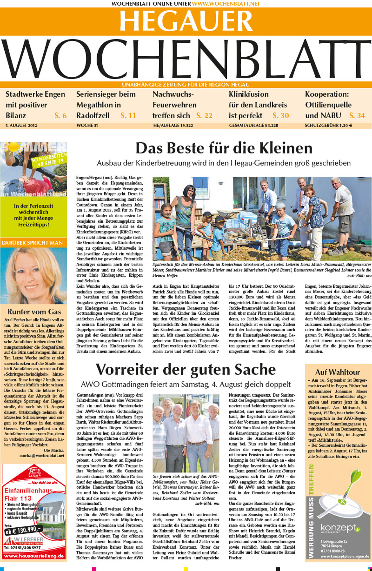 Ausgabe 31 vom 01. August 2012