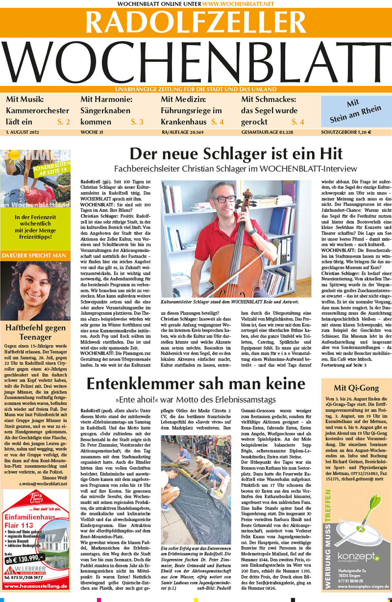 Ausgabe 31 vom 01. August 2012