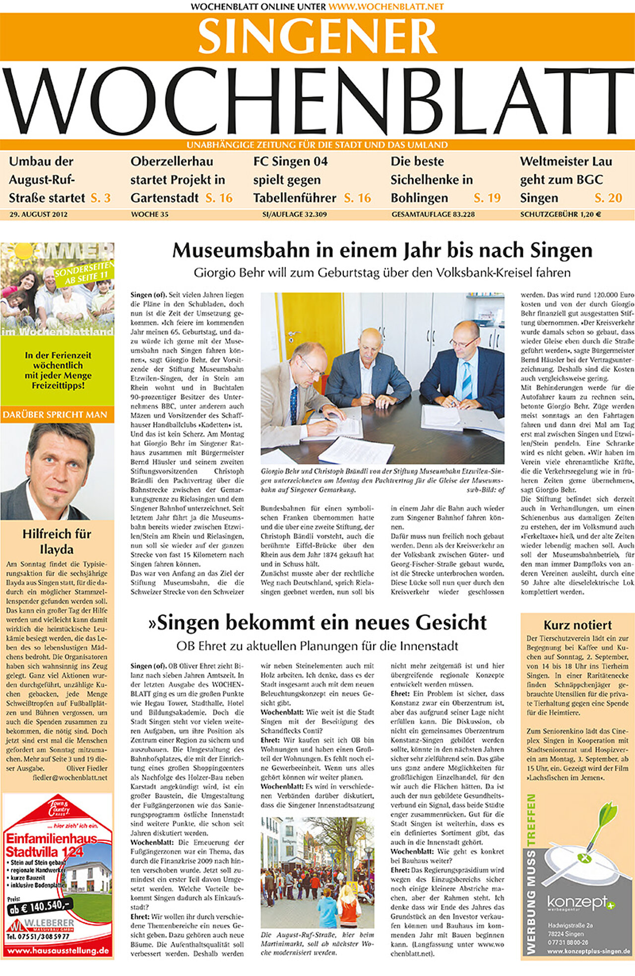 Ausgabe 35 vom 29. August 2012