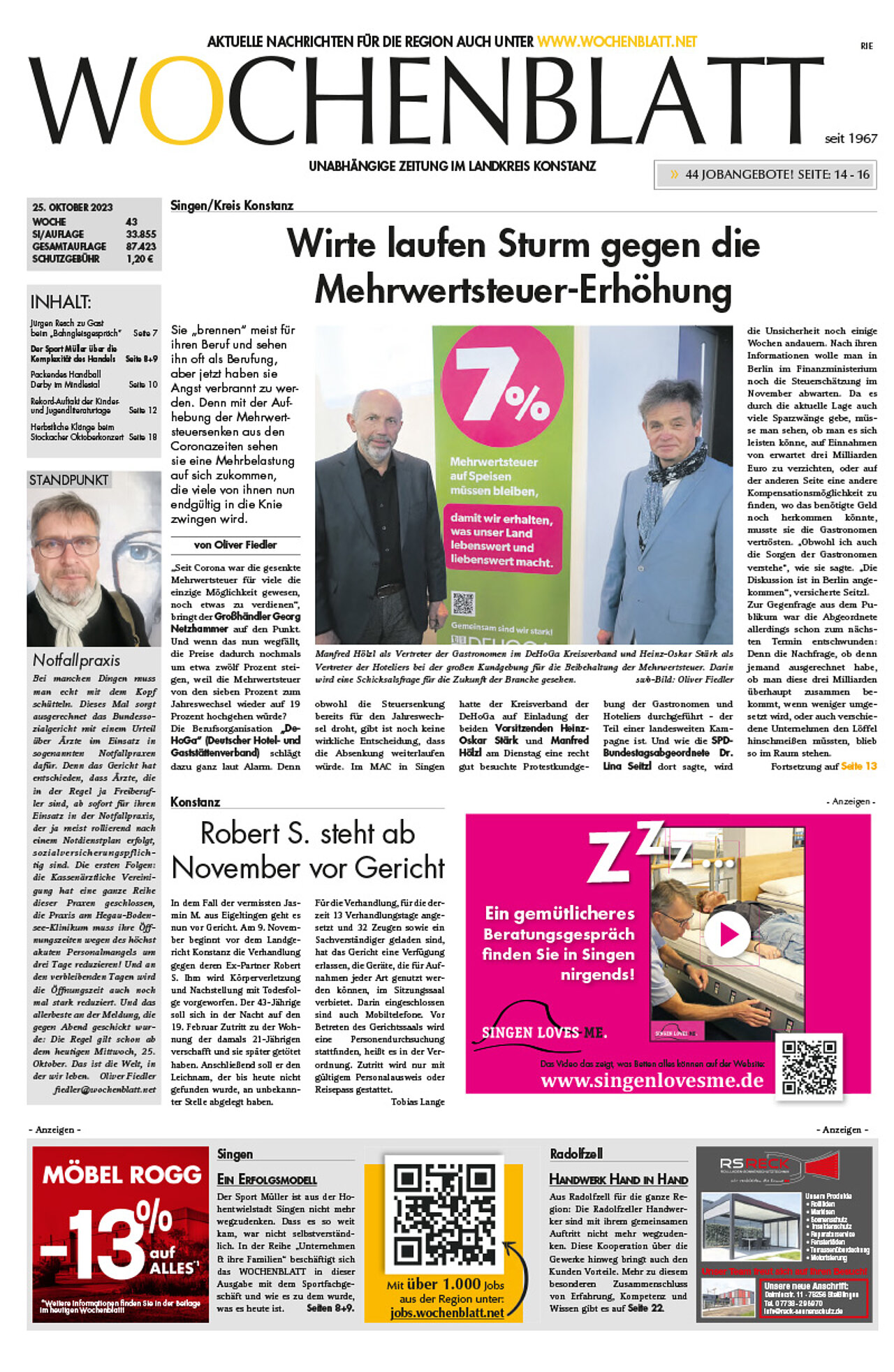 Ausgabe 43 vom 25. Oktober 2023